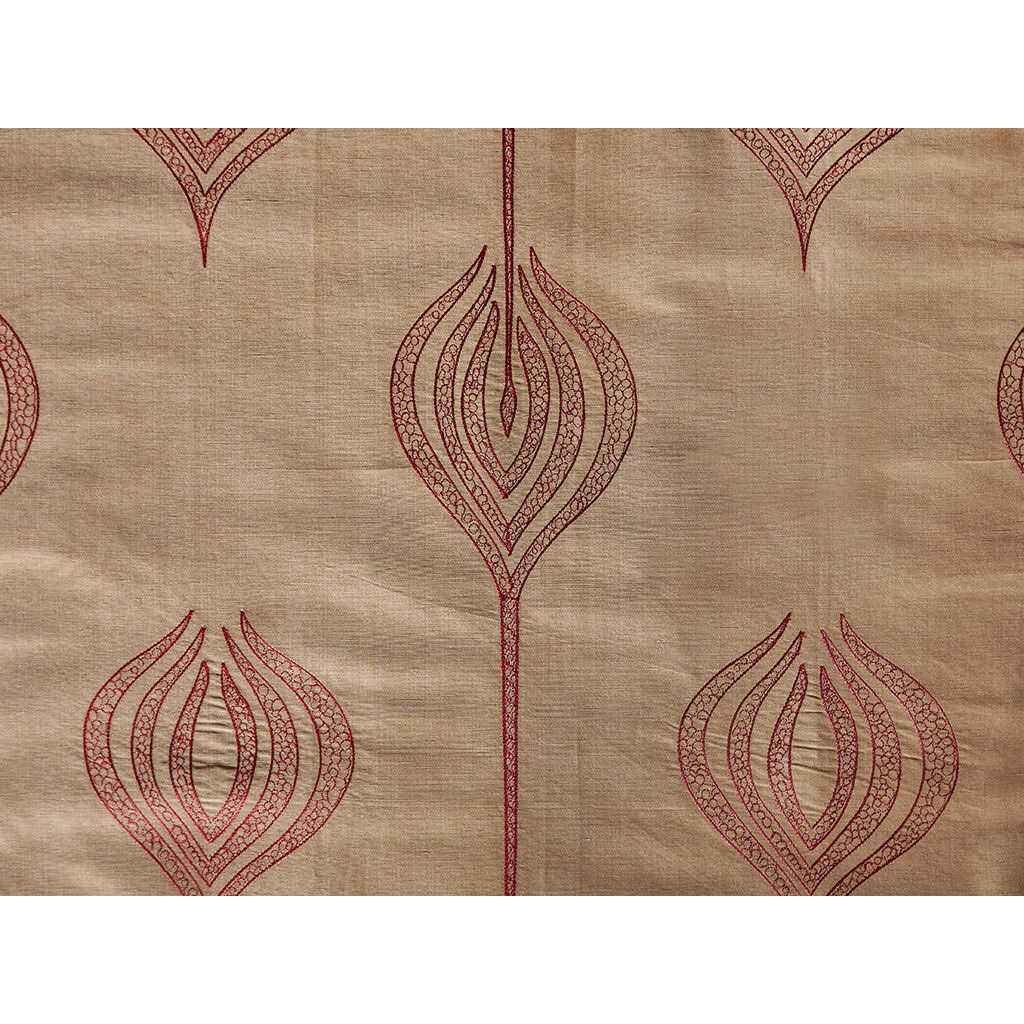 Gwf2928220 Tulip Embroidery Rust Lee Jofa Modern Fabric