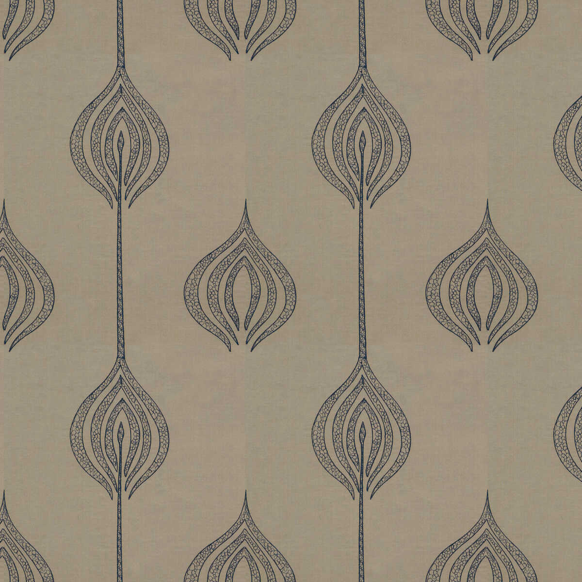 Tulip Embroidery - Blue - LEE JOFA MODERN Fabric