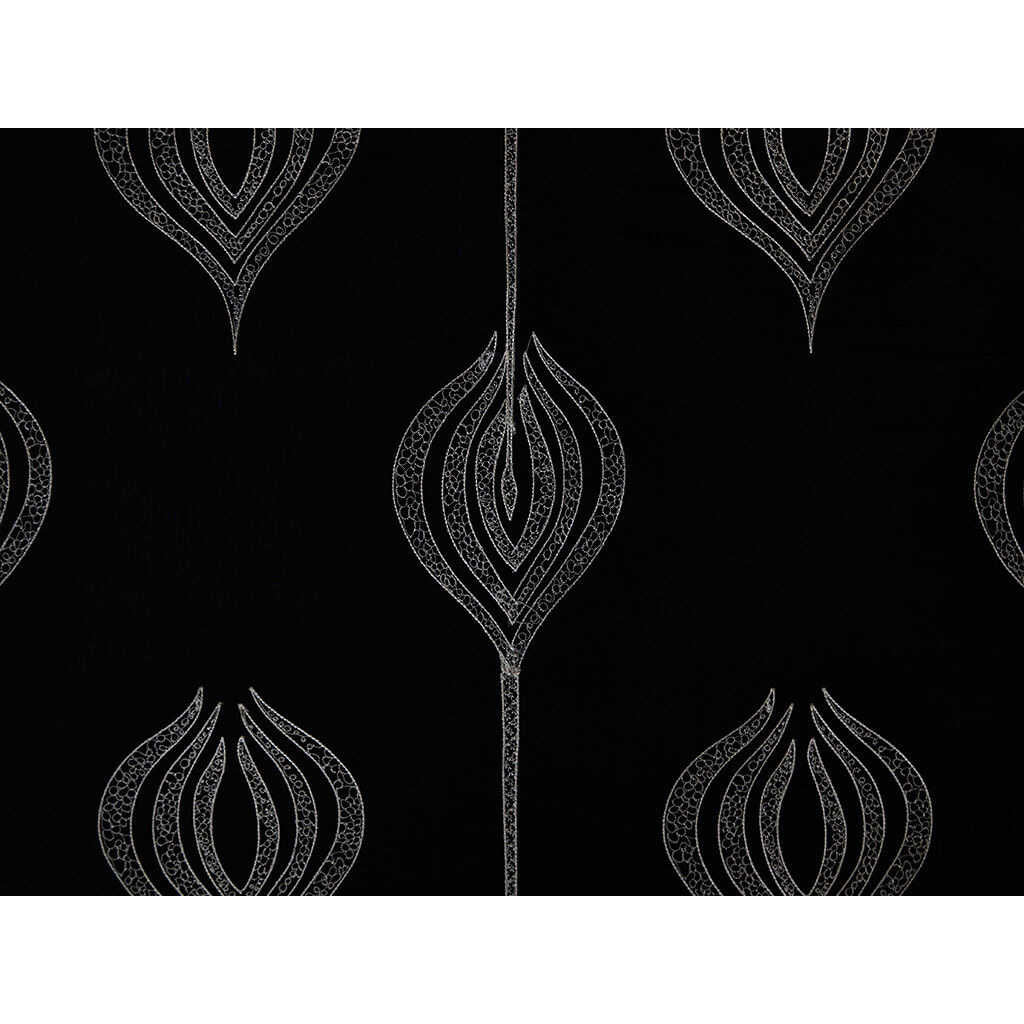 Tulip Embroidery - Black - LEE JOFA MODERN Fabric