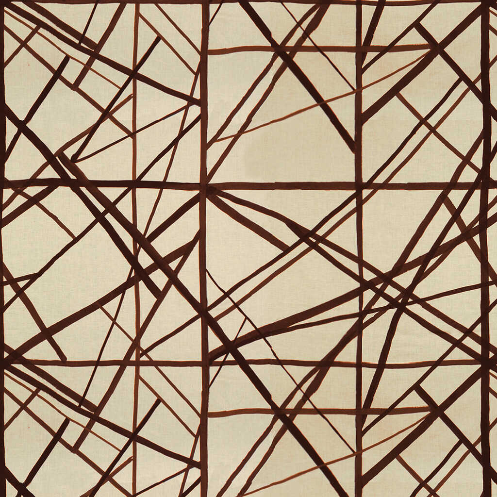 Channels - Plum/Oatmeal - LEE JOFA MODERN Fabric
