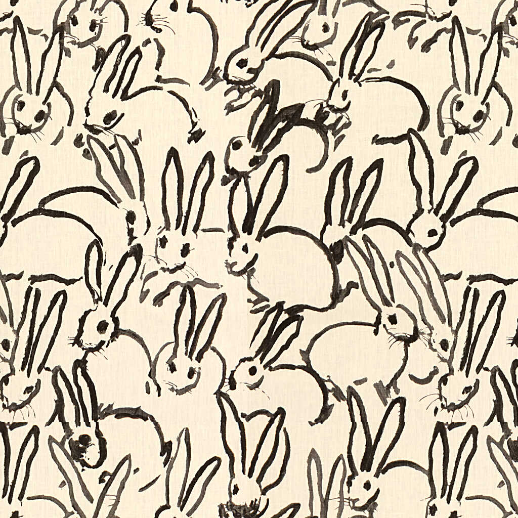 Hutch Print - Black - LEE JOFA MODERN Fabric