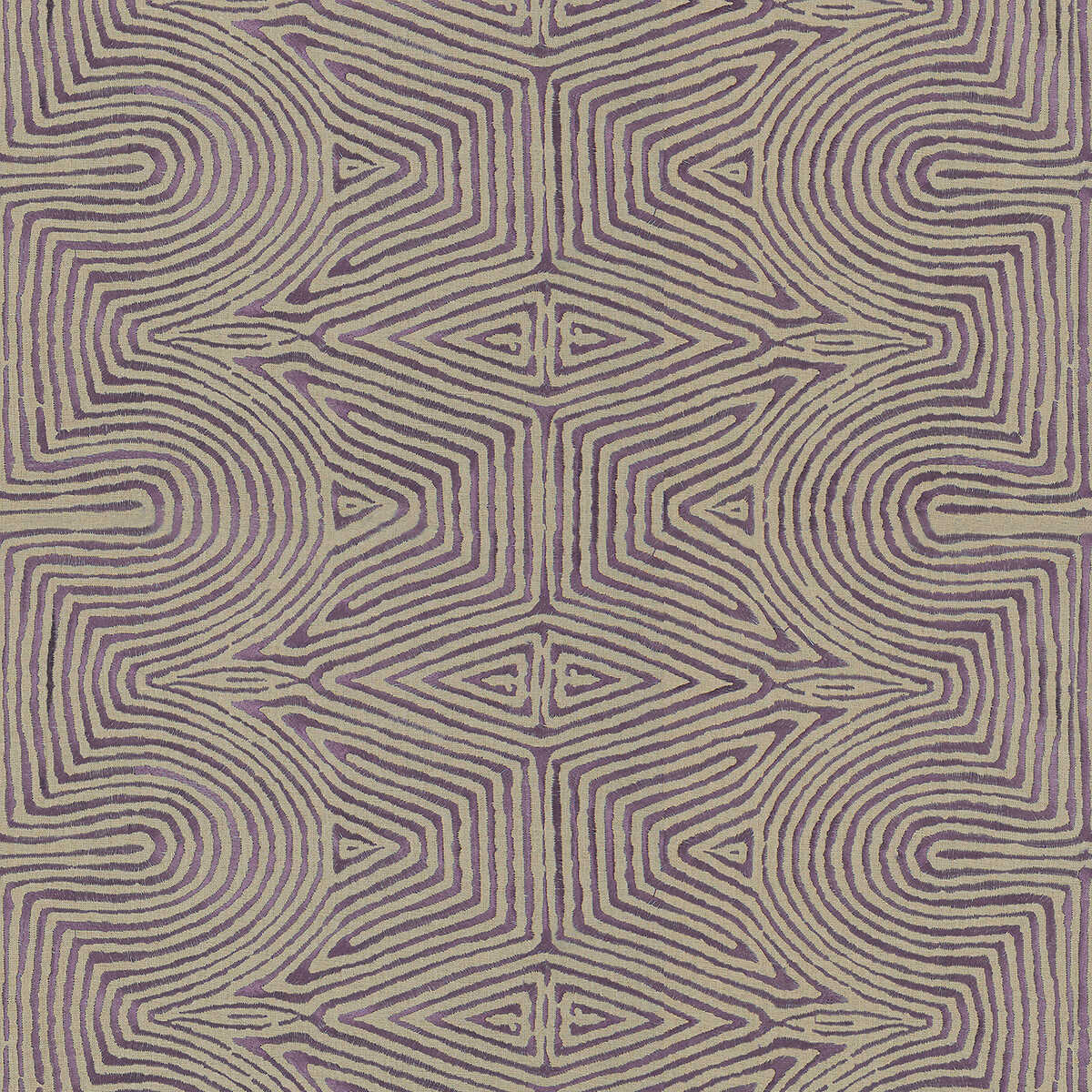Julia Emb - Flax/Mauve - LEE JOFA MODERN Fabric
