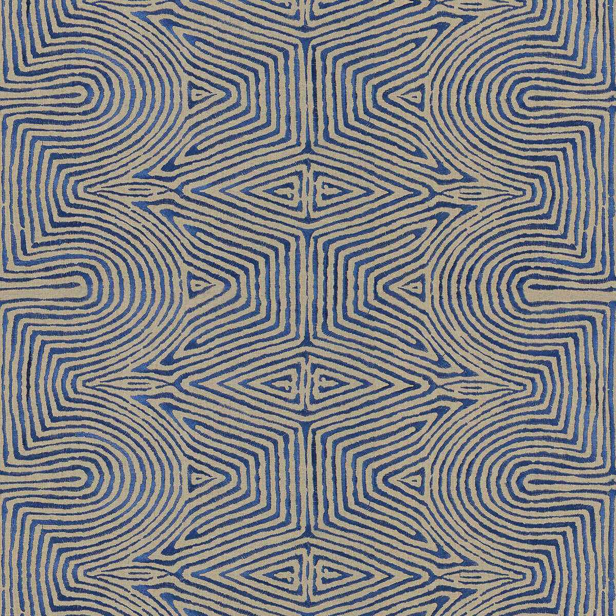 Gwf370816500 Julia Emb Flax Blue Lee Jofa Modern Fabric - LEE JOFA MODERN Fabric