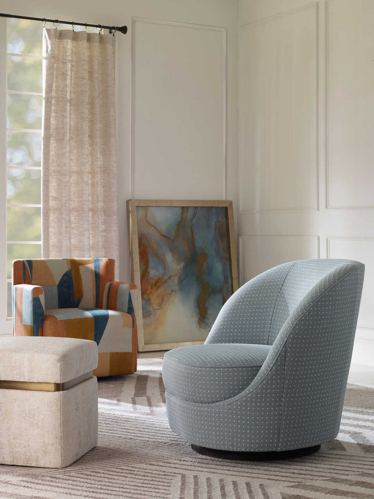 District - Apricot - LEE JOFA MODERN Fabric