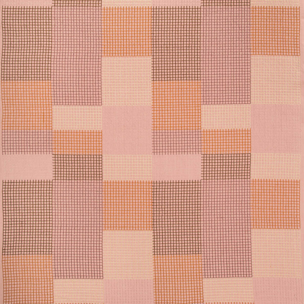 Gridlock - Cinnamon - LEE JOFA MODERN Fabric