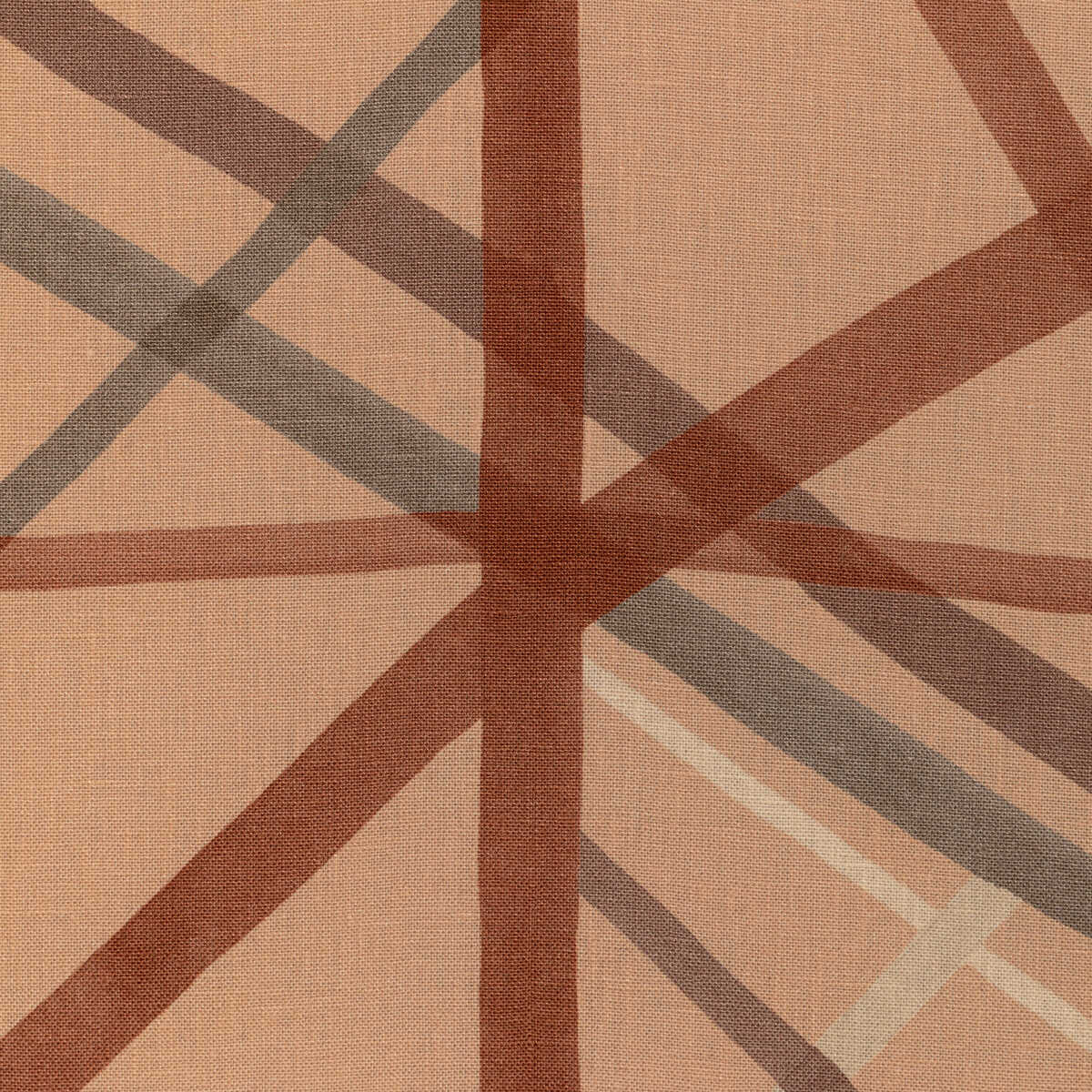 Simpatico Print - Faded Terracotta - LEE JOFA MODERN Fabric