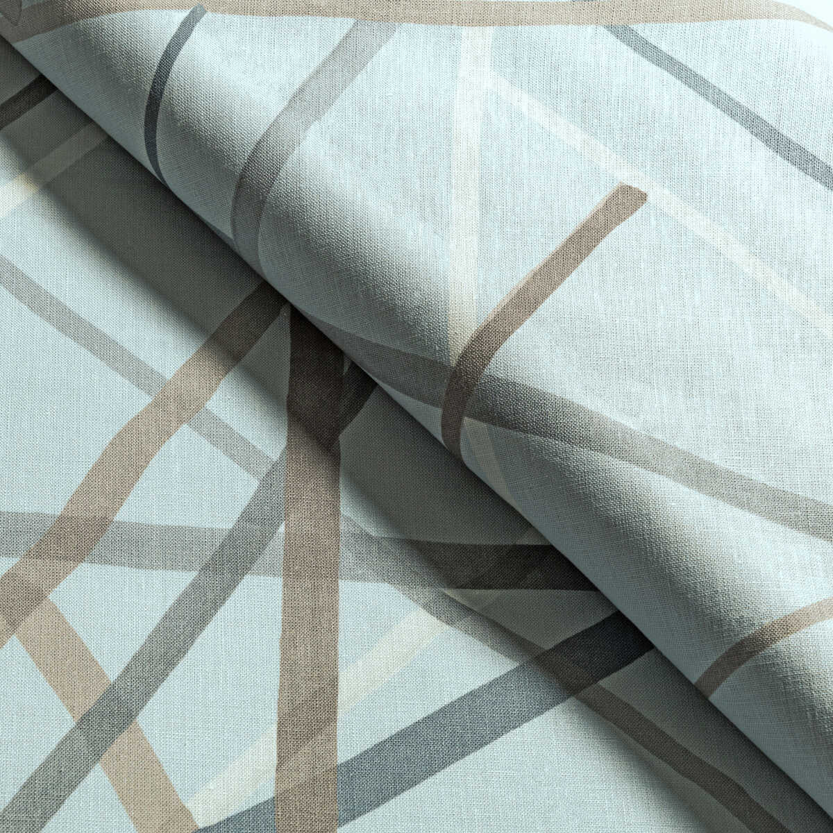 Simpatico Print - Cinder - LEE JOFA MODERN Fabric