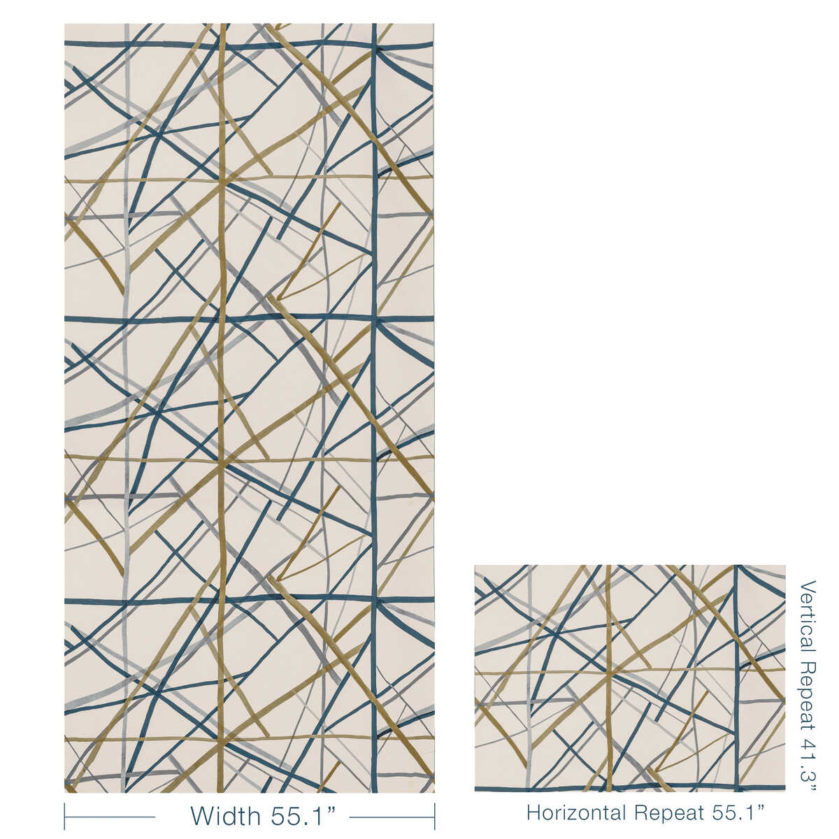 Simpatico Print - Sand - LEE JOFA MODERN Fabric