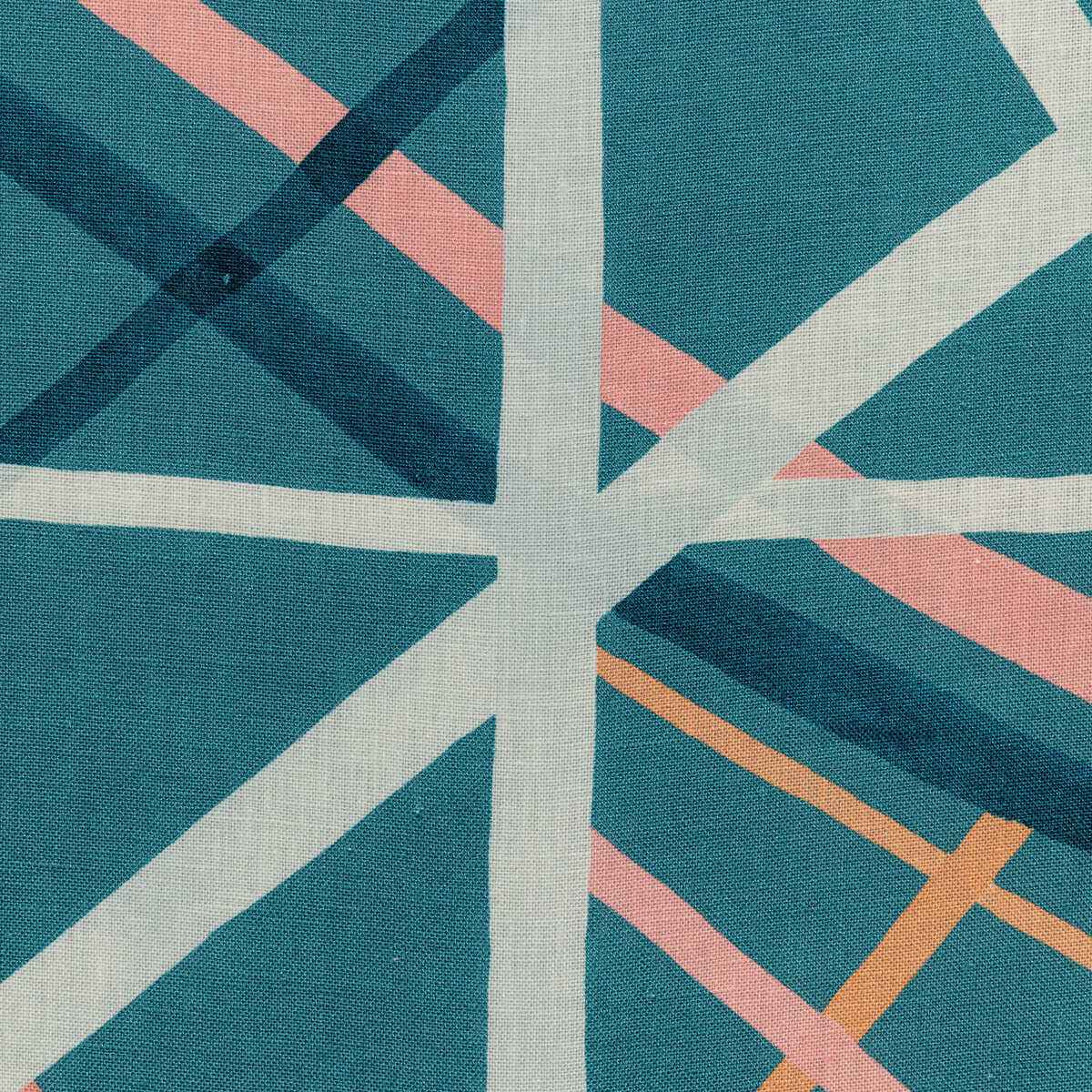 Gwf37713350 Simpatico Print Teal Lee Jofa Modern Fabric - LEE JOFA MODERN Fabric
