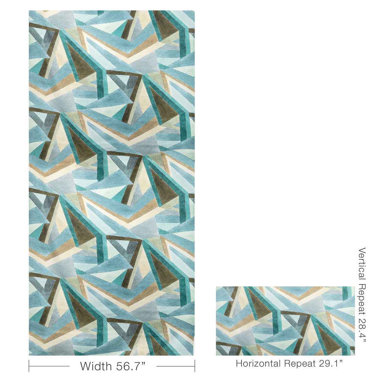 Gwf37726350 Roulade Print Aqua Dune Lee Jofa Modern Fabric - LEE JOFA MODERN Fabric