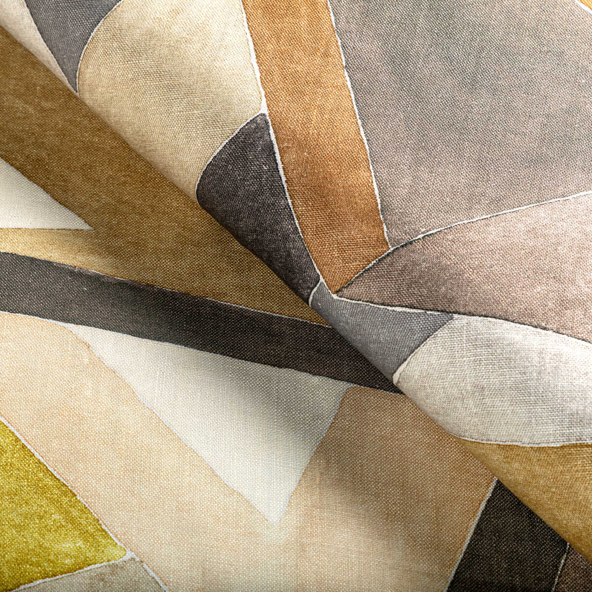 Roulade Print - Citron/Stone - LEE JOFA MODERN Fabric
