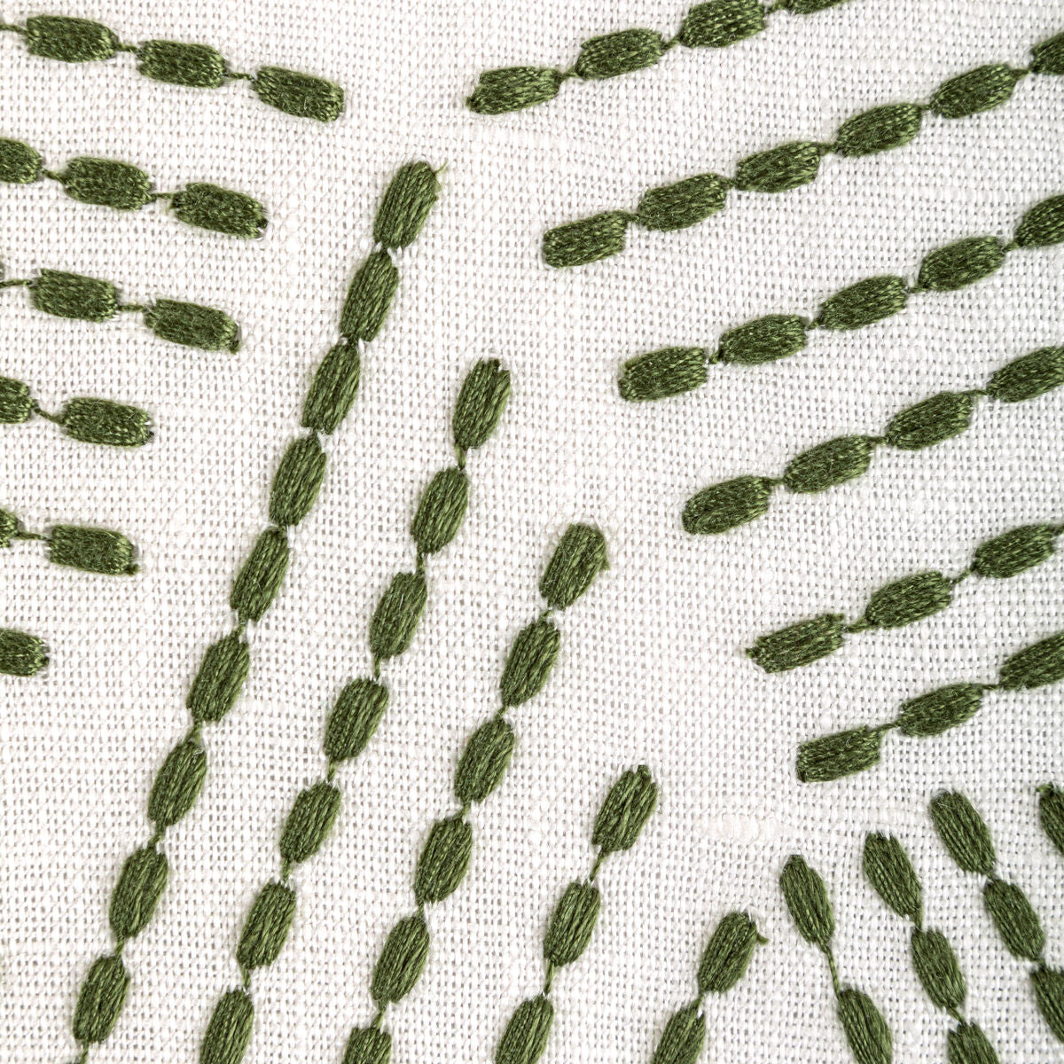 Chord Embroidery - Leaf - Lee Jofa Modern Fabric