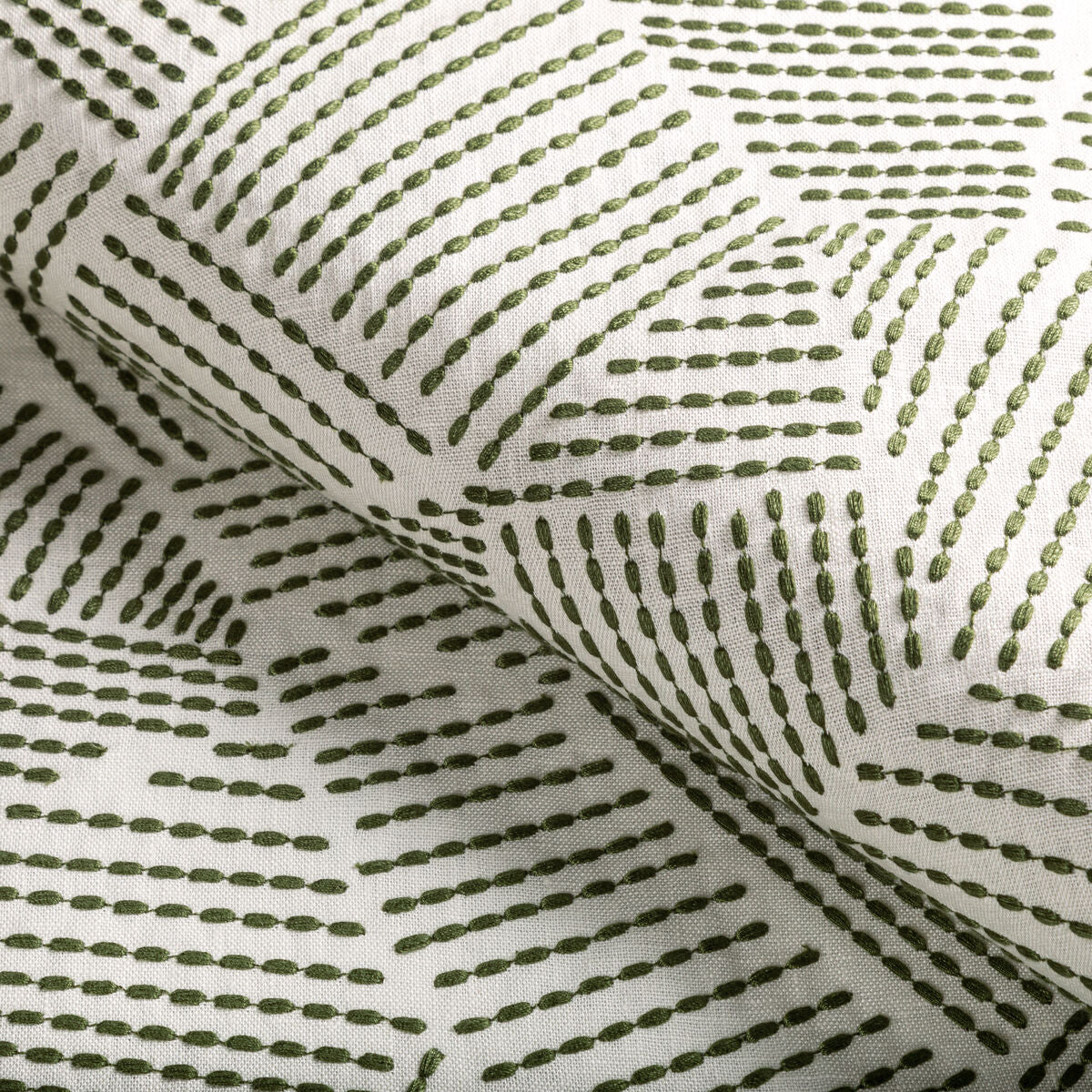Chord Embroidery - Leaf - Lee Jofa Modern Fabric