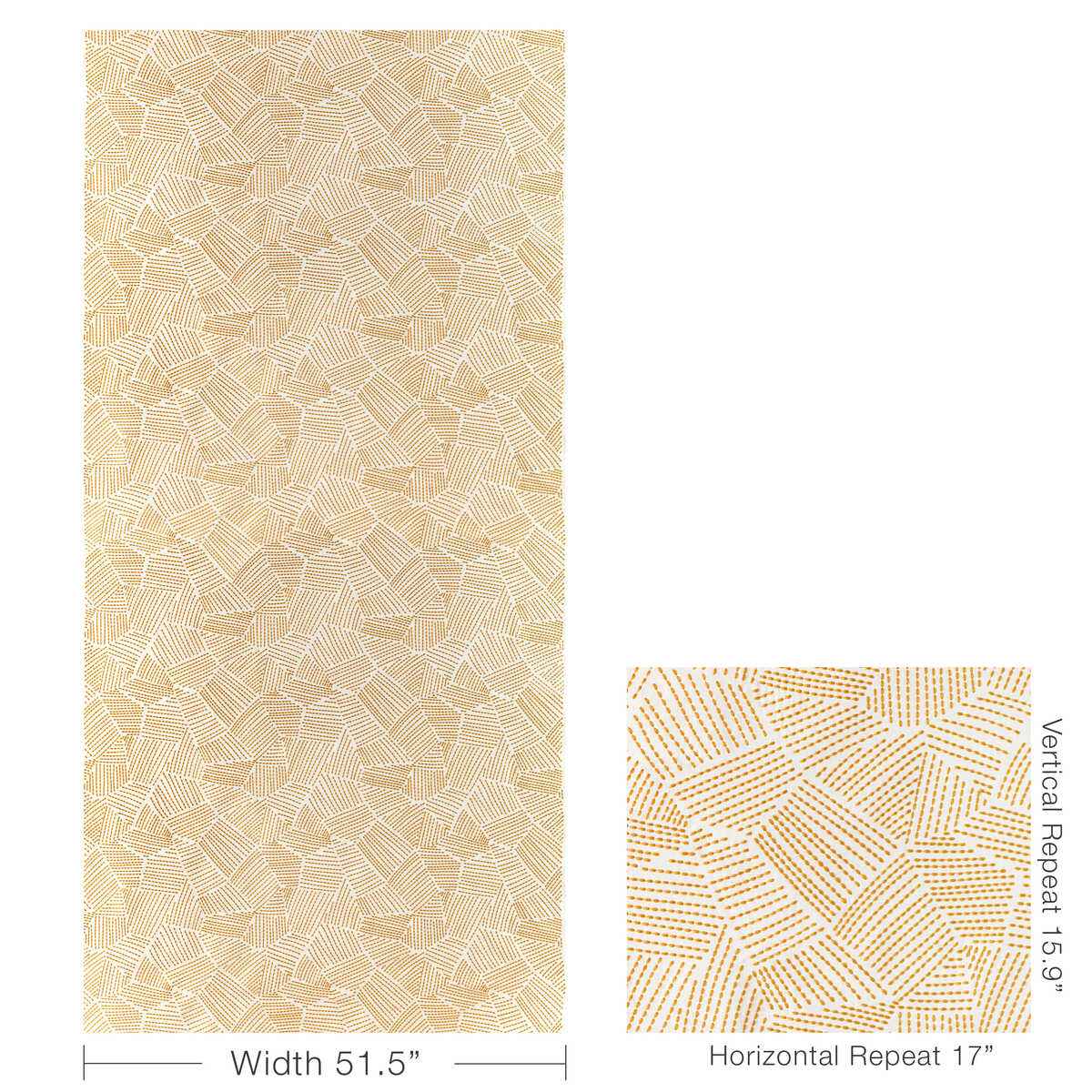 Gwf377640 Chord Embroidery Gold Lee Jofa Modern Fabric - LEE JOFA MODERN Fabric