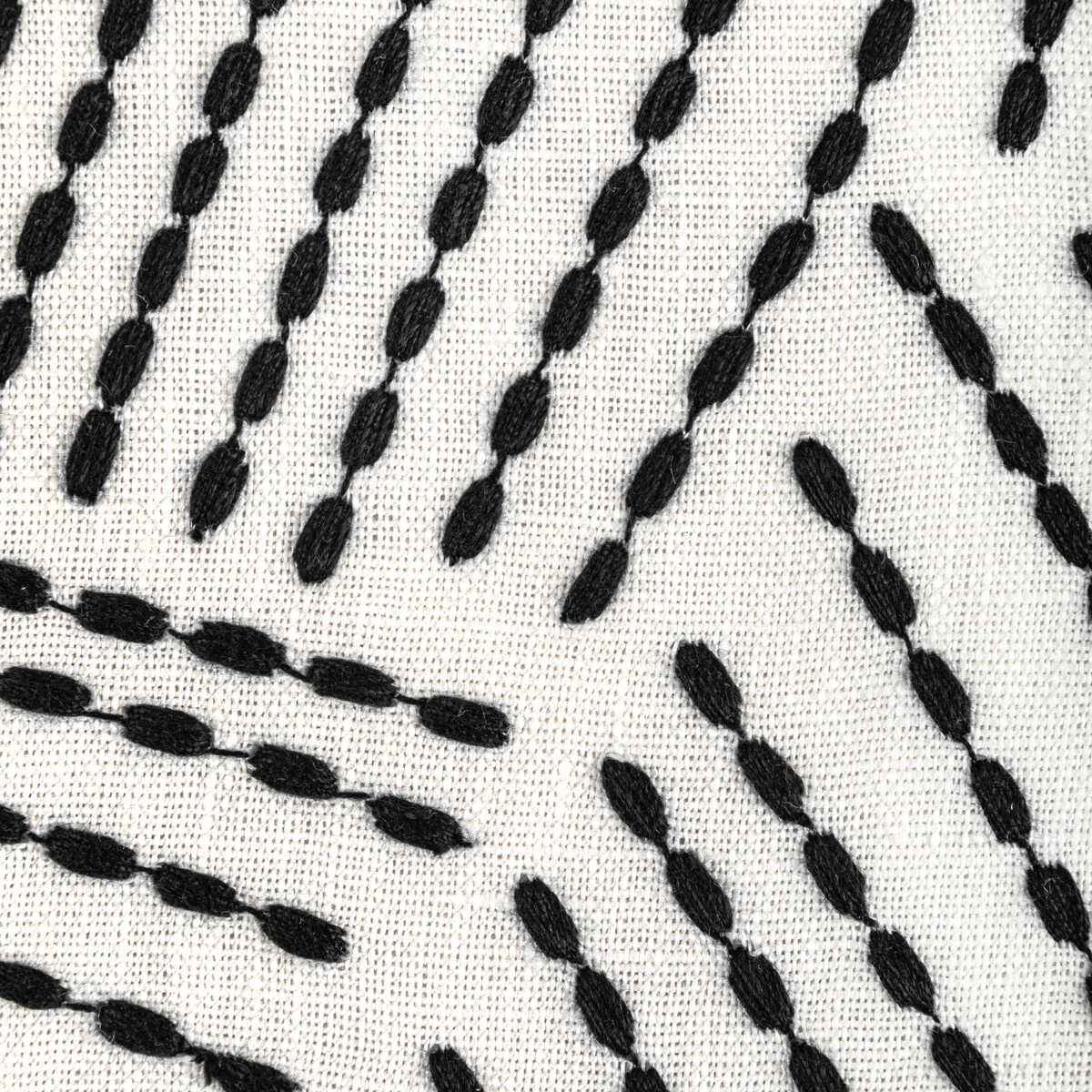 Gwf3776810 Chord Embroidery Ebony Lee Jofa Modern Fabric - LEE JOFA MODERN Fabric