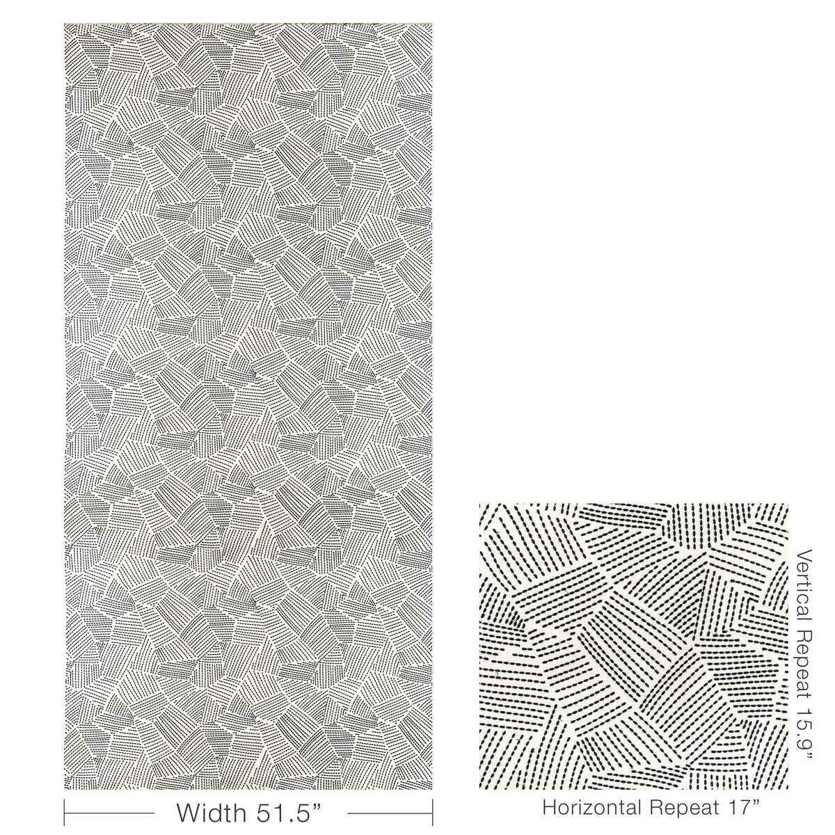 Gwf3776810 Chord Embroidery Ebony Lee Jofa Modern Fabric - LEE JOFA MODERN Fabric
