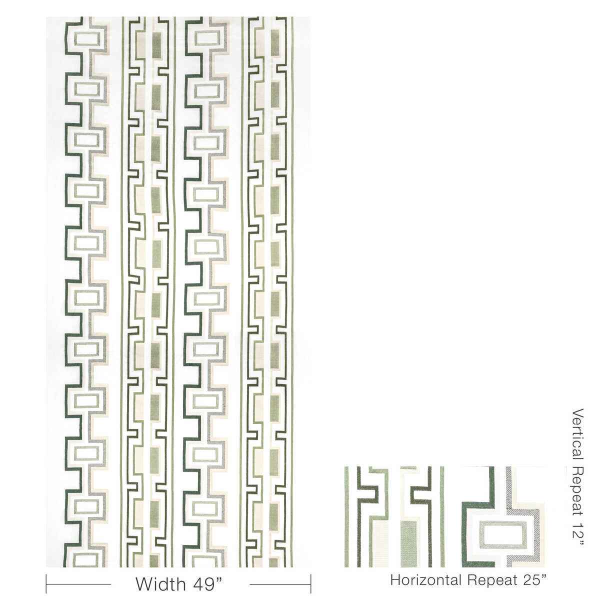 Gwf3779300 Tritone Embroidery Sage Lee Jofa Modern Fabric - LEE JOFA MODERN Fabric