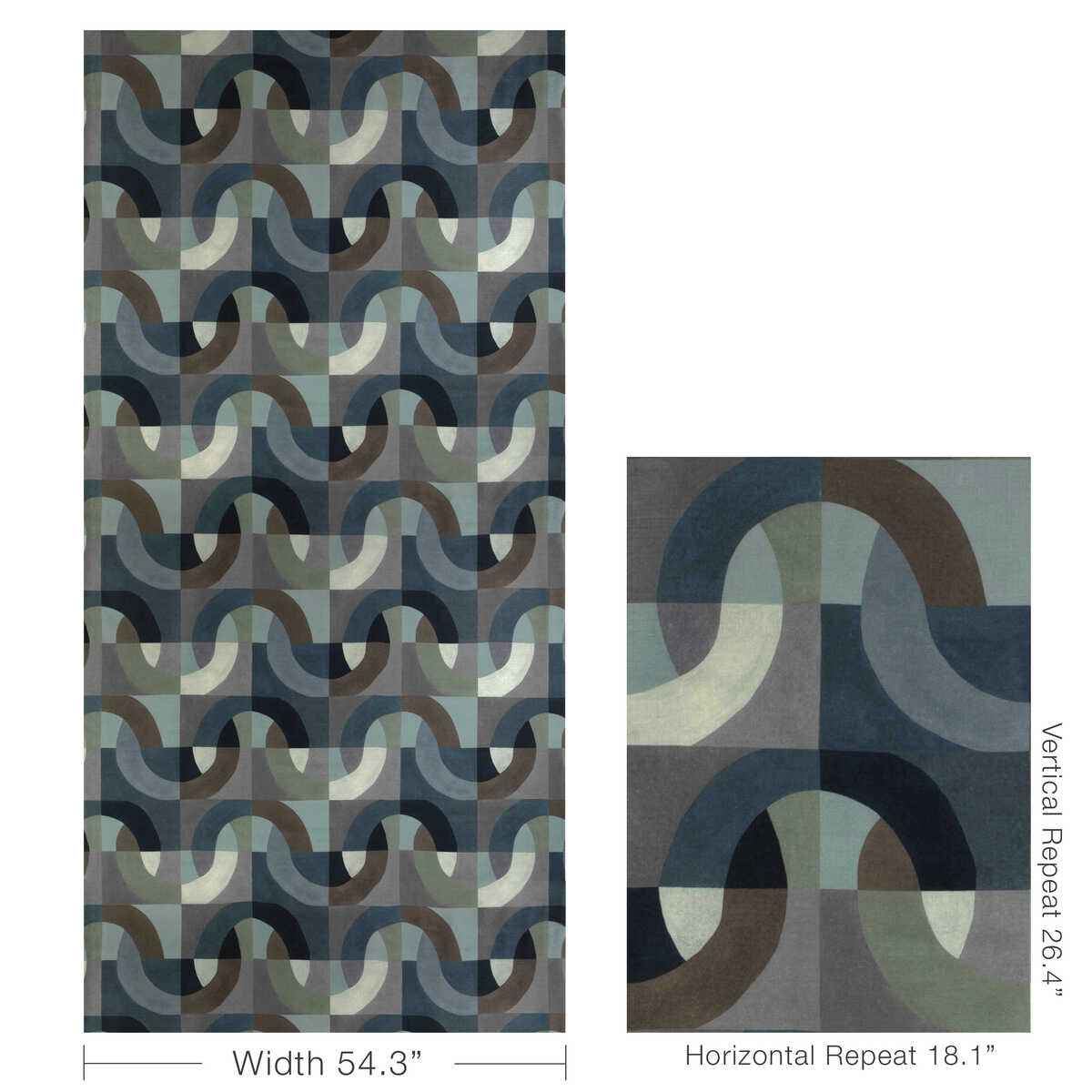 Gwf37885500 Colonnade Indigo Lee Jofa Modern Fabric - LEE JOFA MODERN Fabric