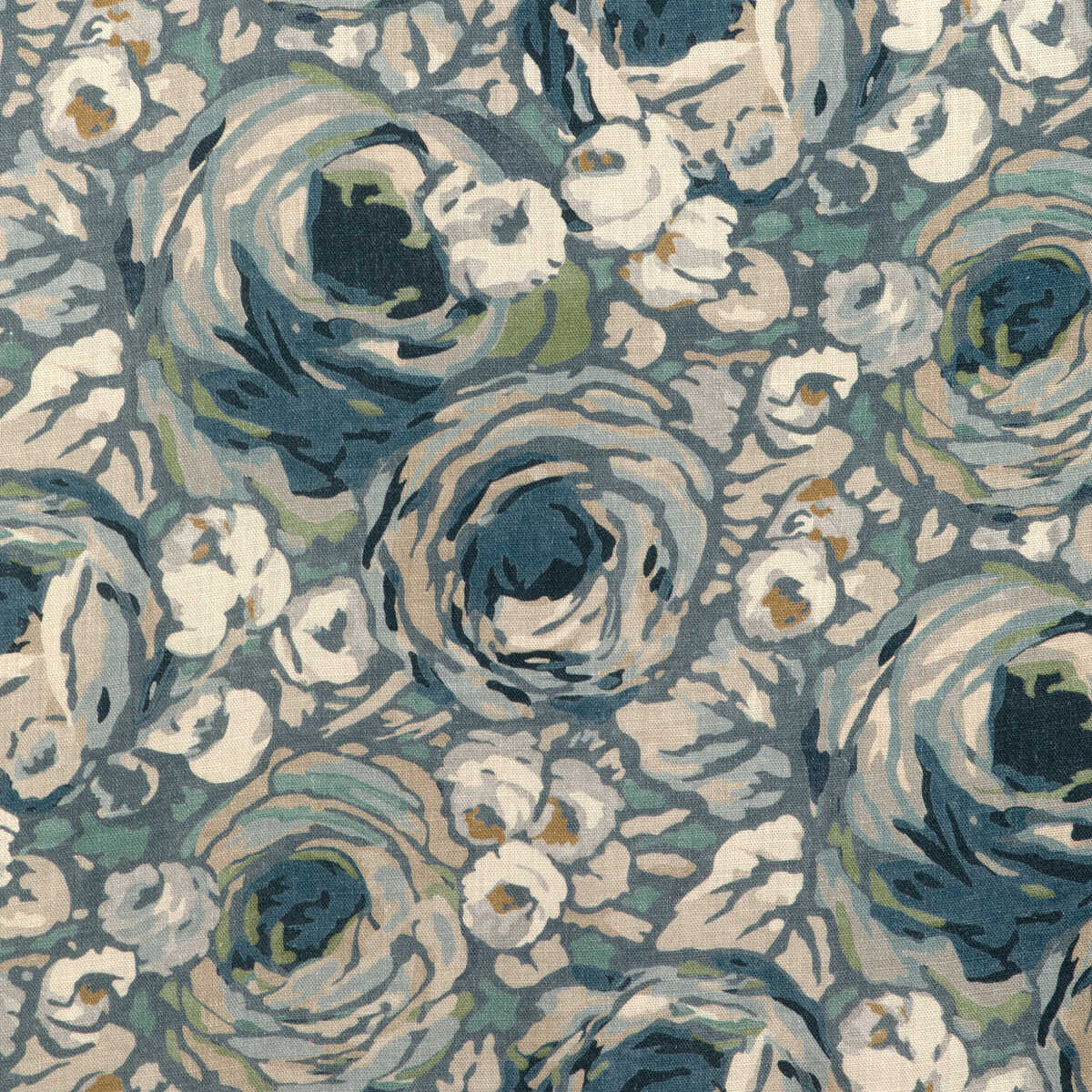 Orchard Print - Blue/Denim - LEE JOFA MODERN Fabric