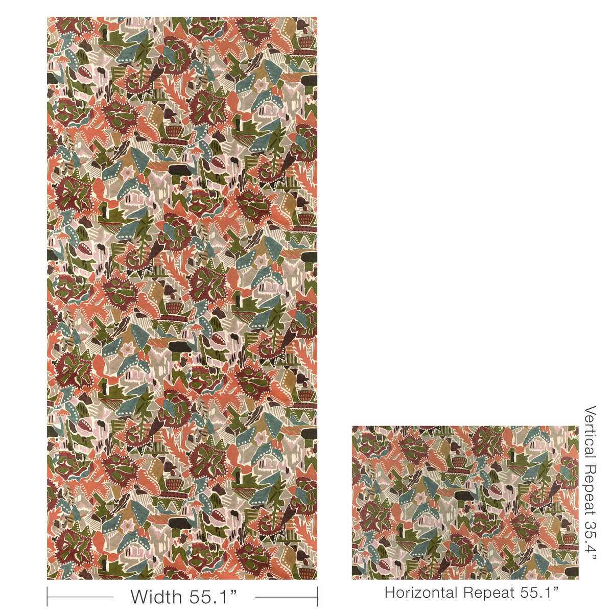 Gwf38043100 Chrystie Print Plum Clay Lee Jofa Modern Fabric - LEE JOFA MODERN Fabric