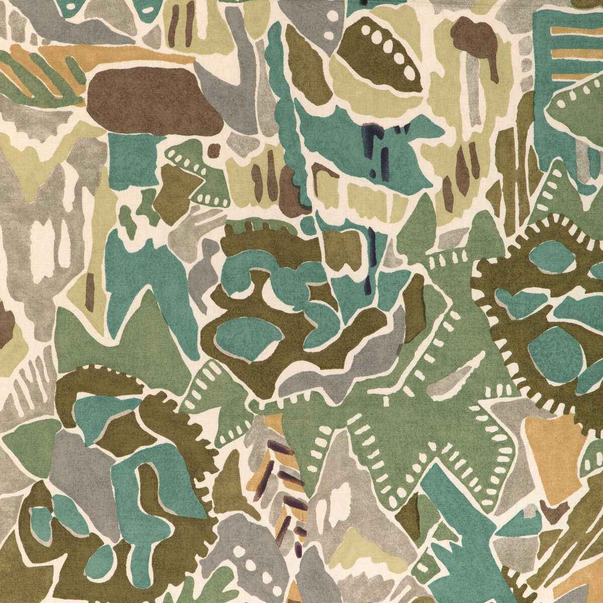 Gwf38043110 Chrystie Print Moss Fog Lee Jofa Modern Fabric - LEE JOFA MODERN Fabric