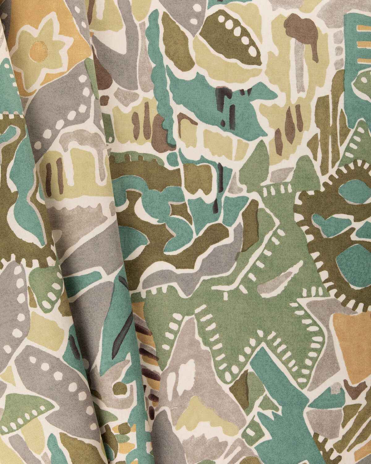 Gwf38043110 Chrystie Print Moss Fog Lee Jofa Modern Fabric - LEE JOFA MODERN Fabric