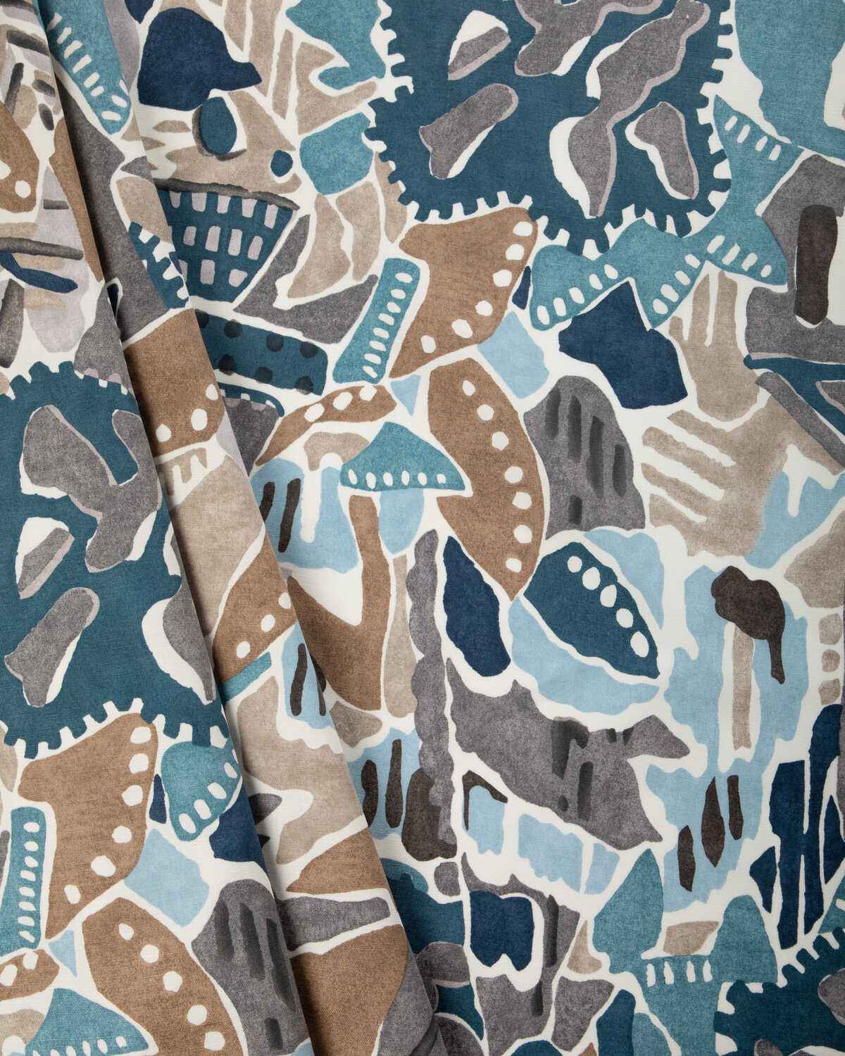 Gwf38045110 Chrystie Print Denim Slate Lee Jofa Modern Fabric - LEE JOFA MODERN Fabric