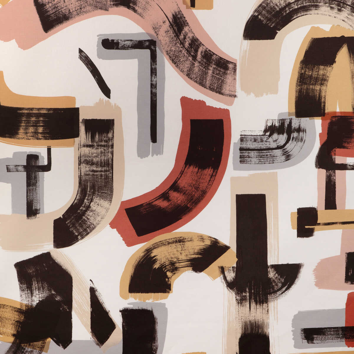 Bleecker Print - Spice/Gold - LEE JOFA MODERN Fabric