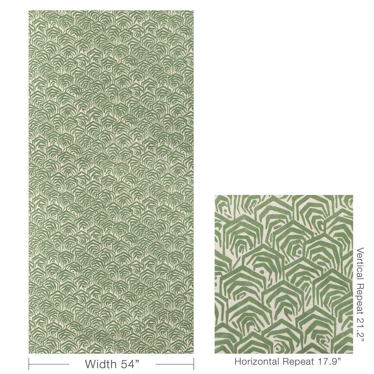 Gwf380730 Greene Print Spruce Lee Jofa Modern Fabric - LEE JOFA MODERN Fabric