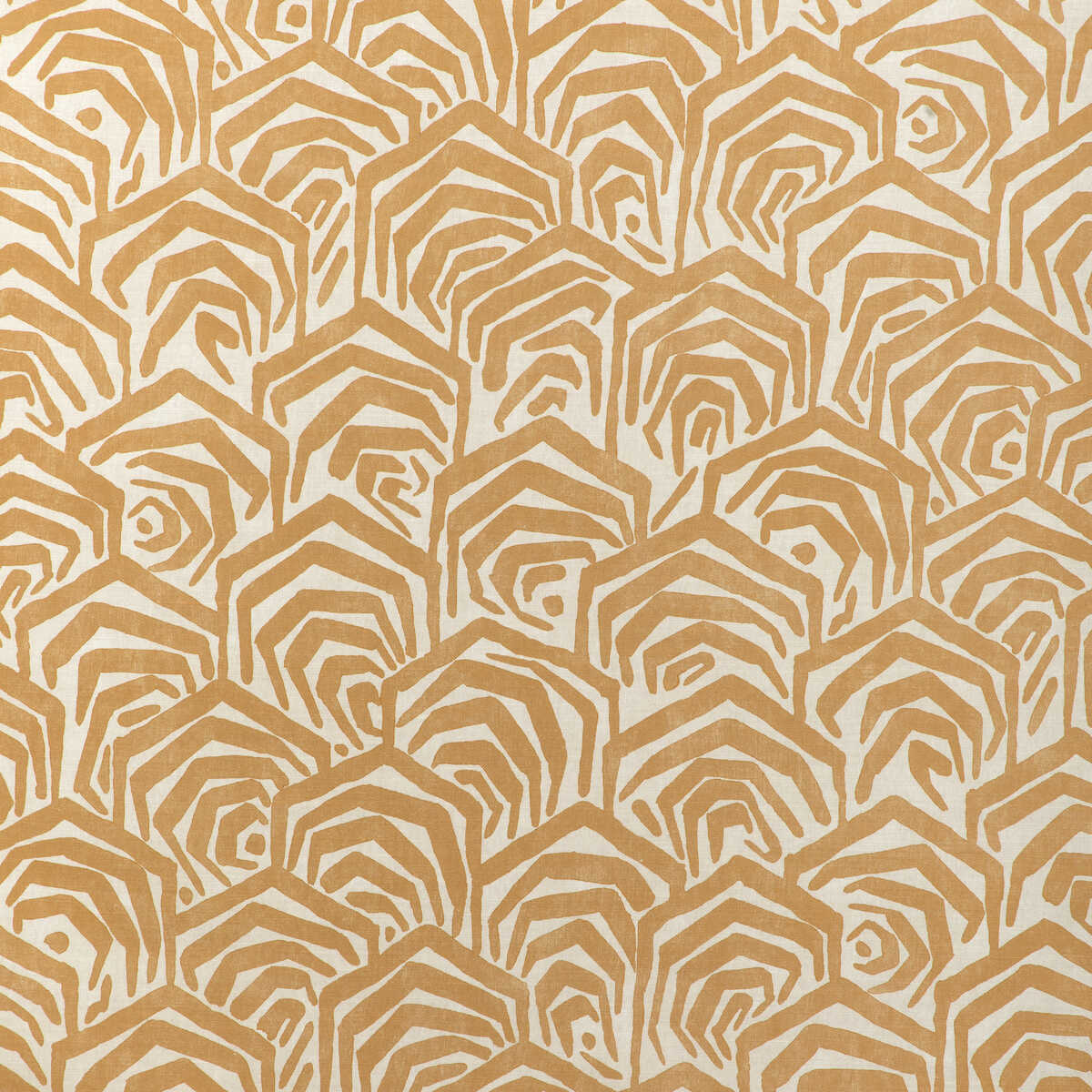 Greene Print - Gold - LEE JOFA MODERN Fabric