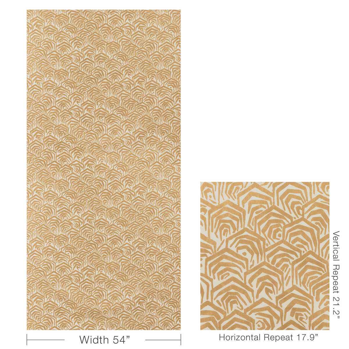 Gwf380740 Greene Print Gold Lee Jofa Modern Fabric - LEE JOFA MODERN Fabric