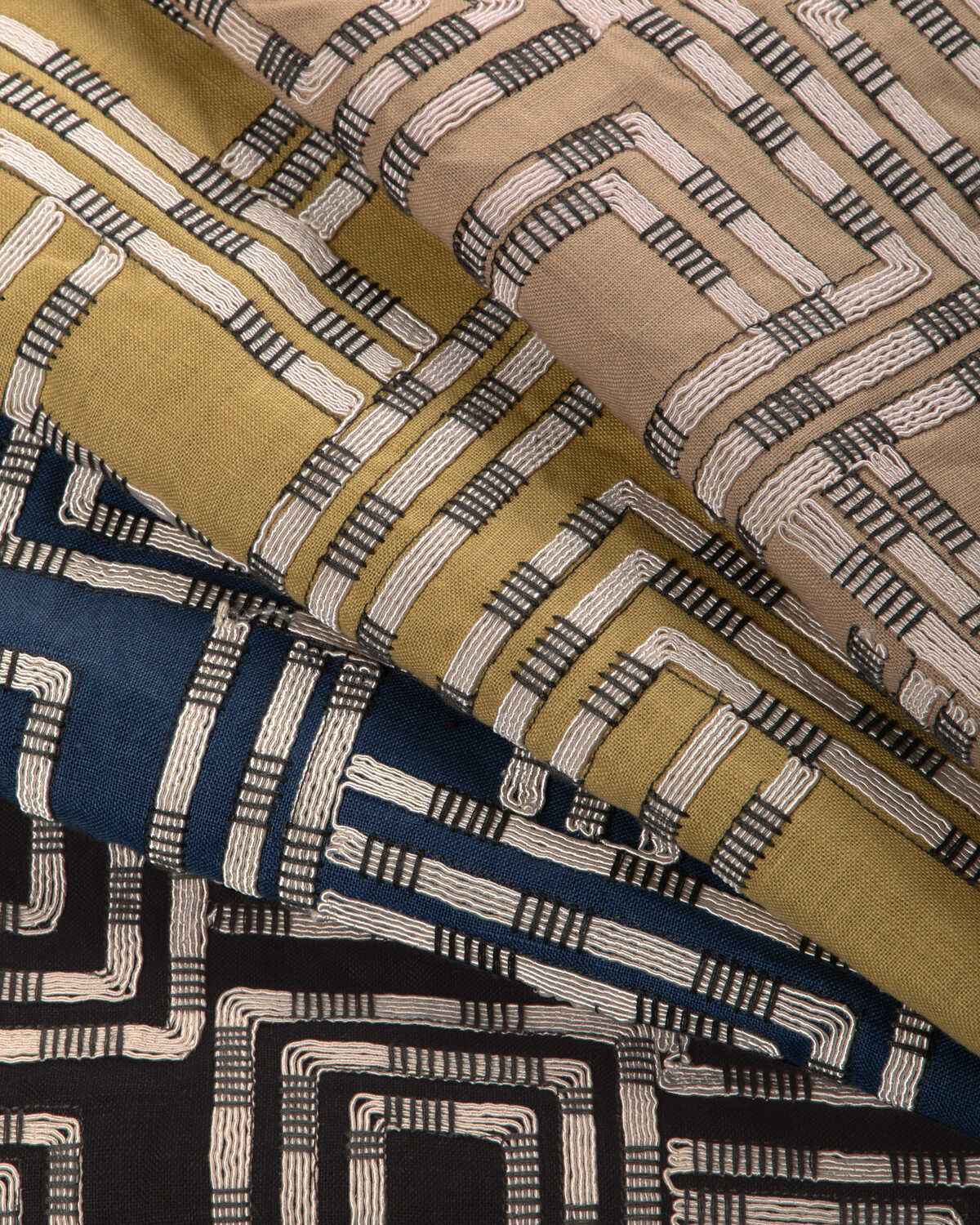 Gwf381340 Circuit Emb Ochre Lee Jofa Modern Fabric - LEE JOFA MODERN Fabric