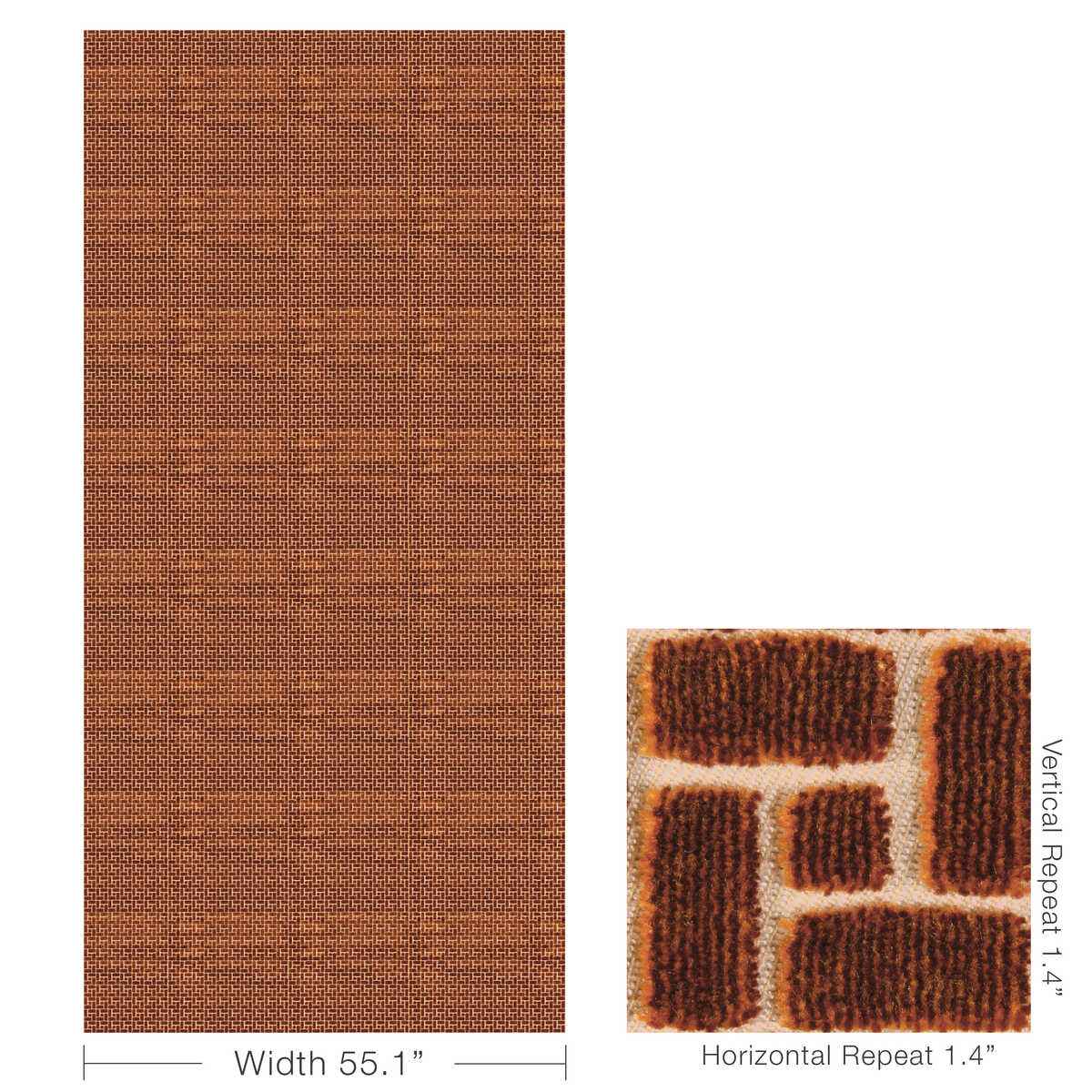 Gwf3818120 Fieldstone Velvet Spice Lee Jofa Modern Fabric - LEE JOFA MODERN Fabric