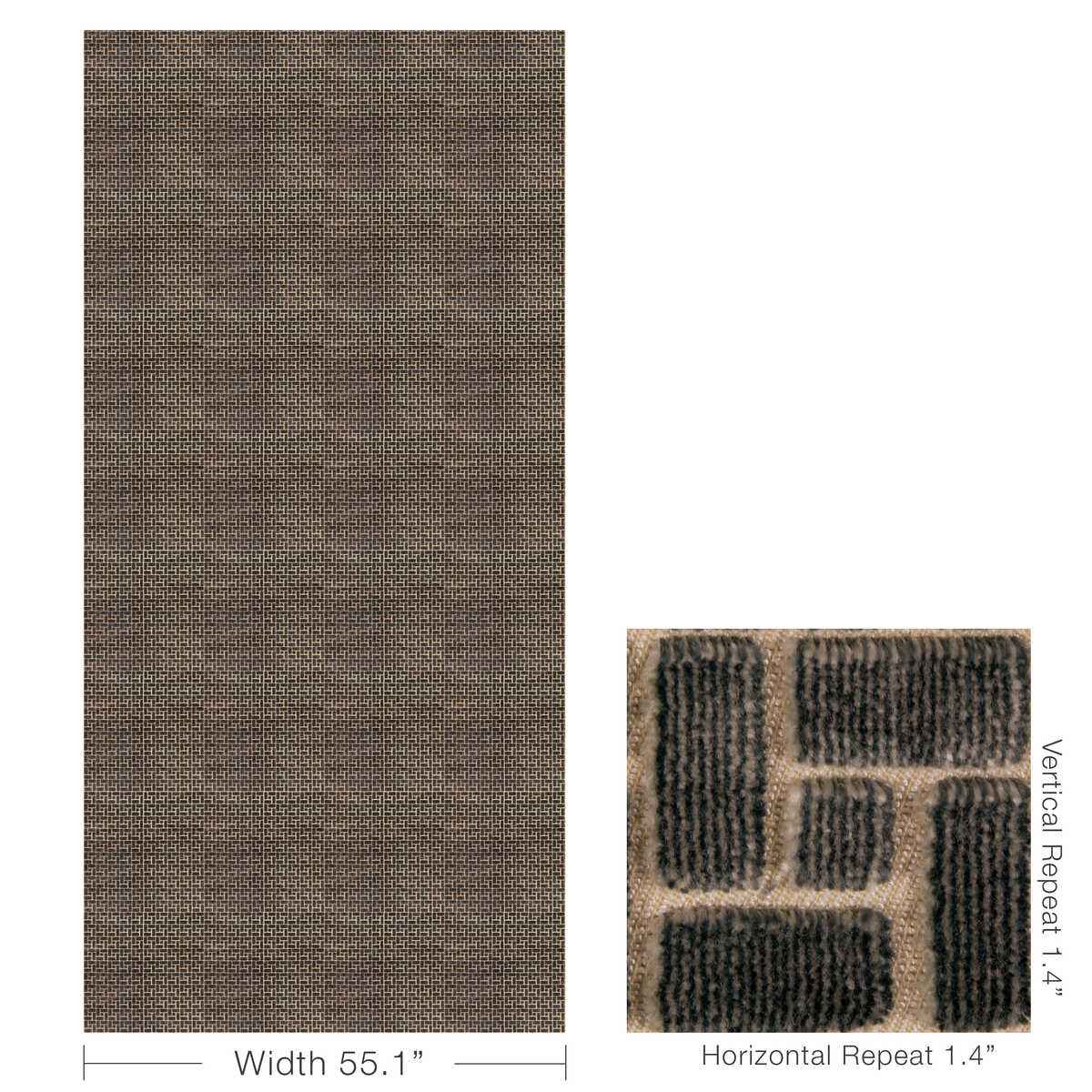 Gwf3818210 Fieldstone Velvet Domino Lee Jofa Modern Fabric - LEE JOFA MODERN Fabric