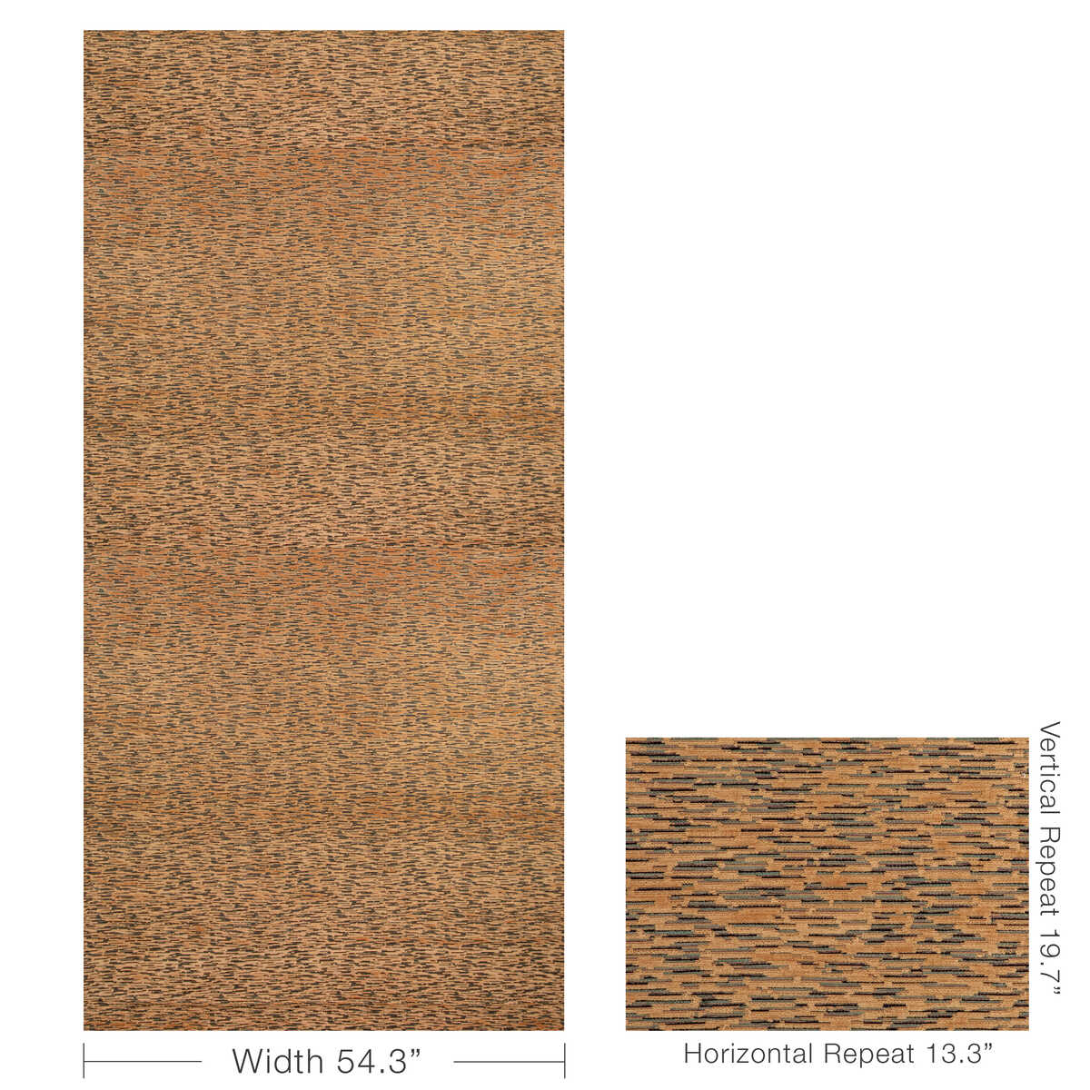 Gaia Velvet - Caramel - LEE JOFA MODERN Fabric