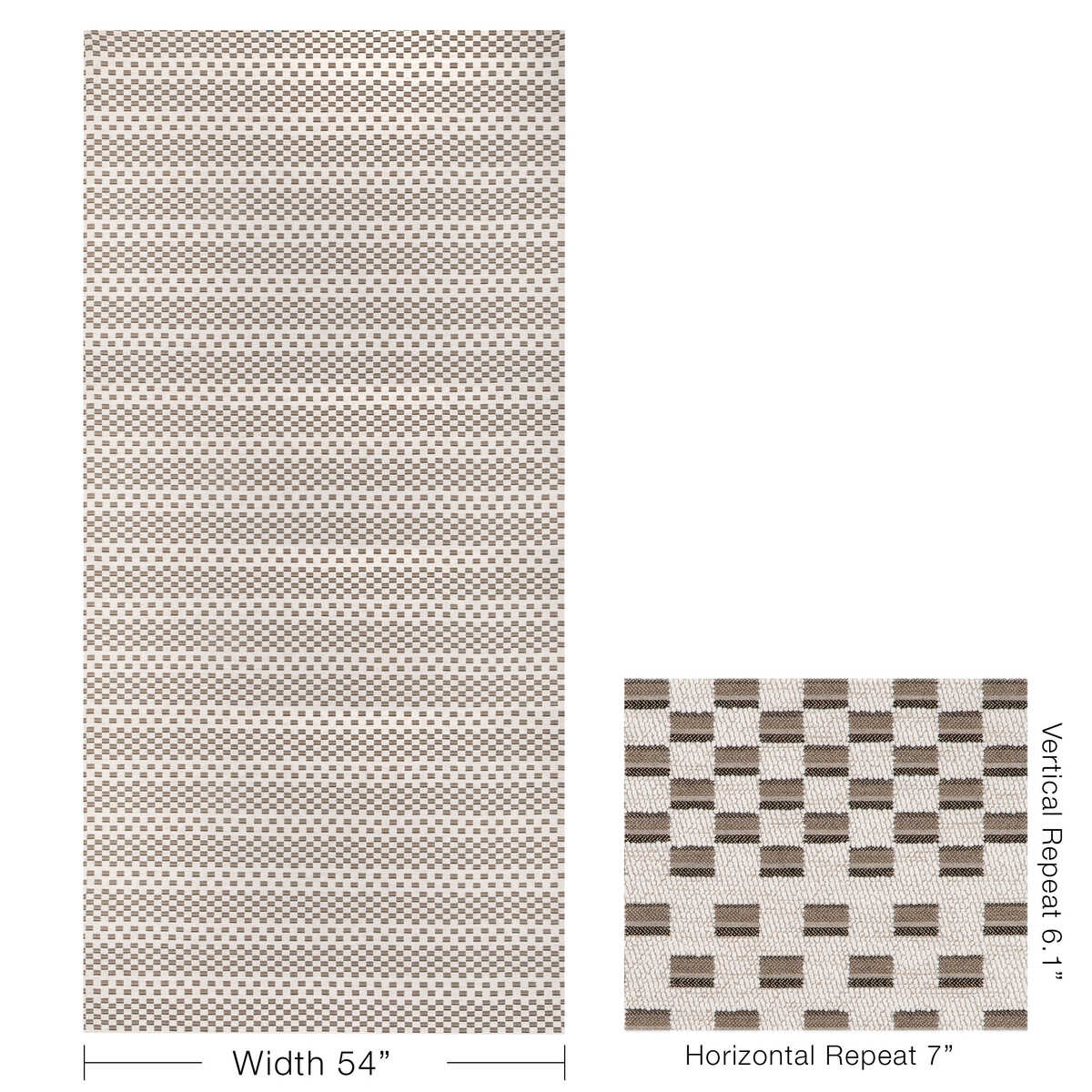 Solano - Ivory/Ebony - LEE JOFA MODERN Fabric
