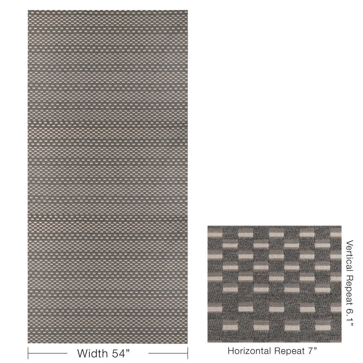Solano - Charcoal - LEE JOFA MODERN Fabric
