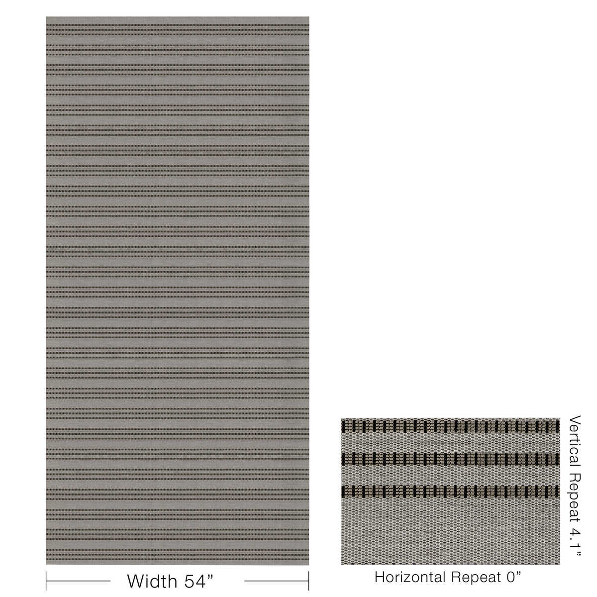Fringe Weave - Black/White - LEE JOFA MODERN Fabric