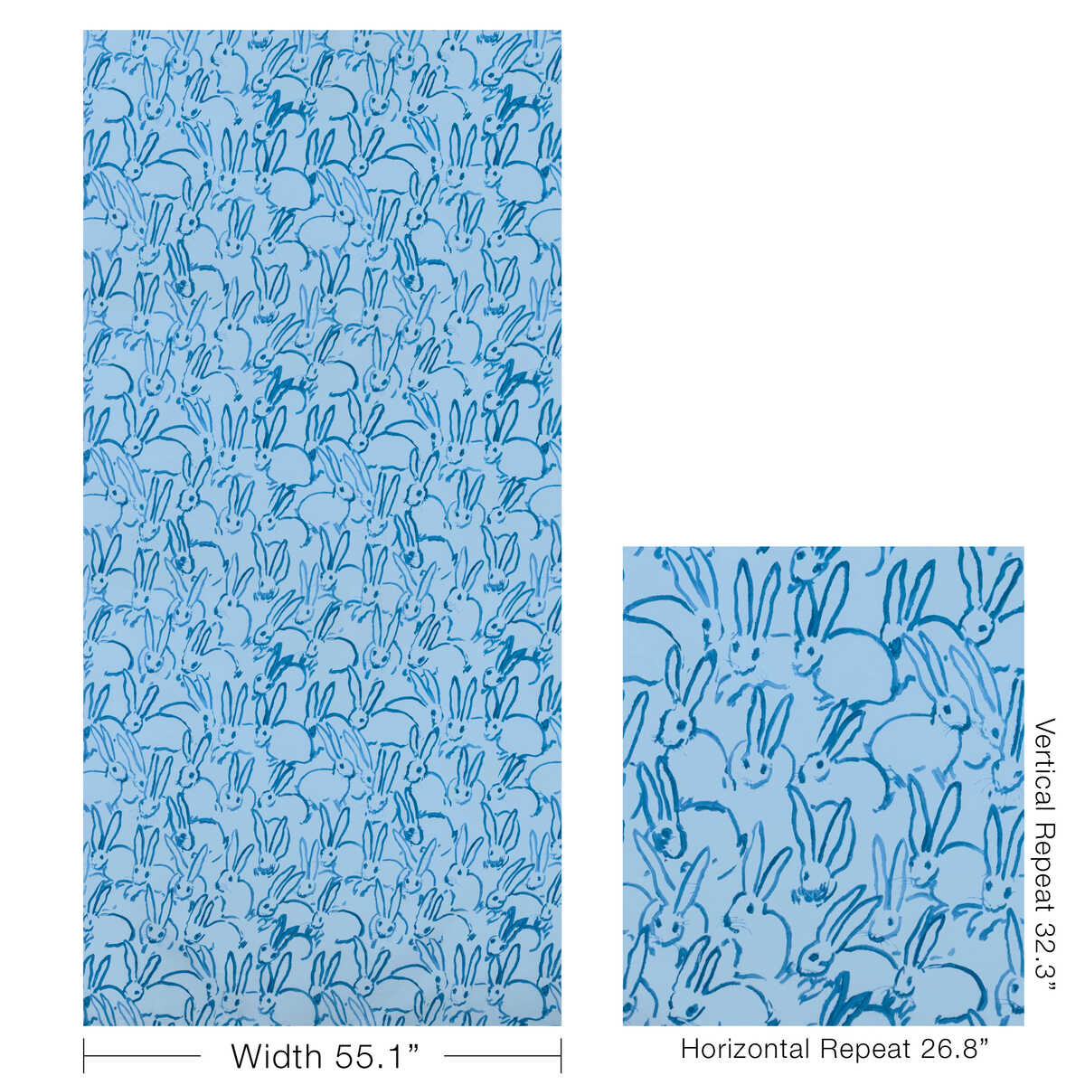 Free Range - Blue - LEE JOFA MODERN Fabric