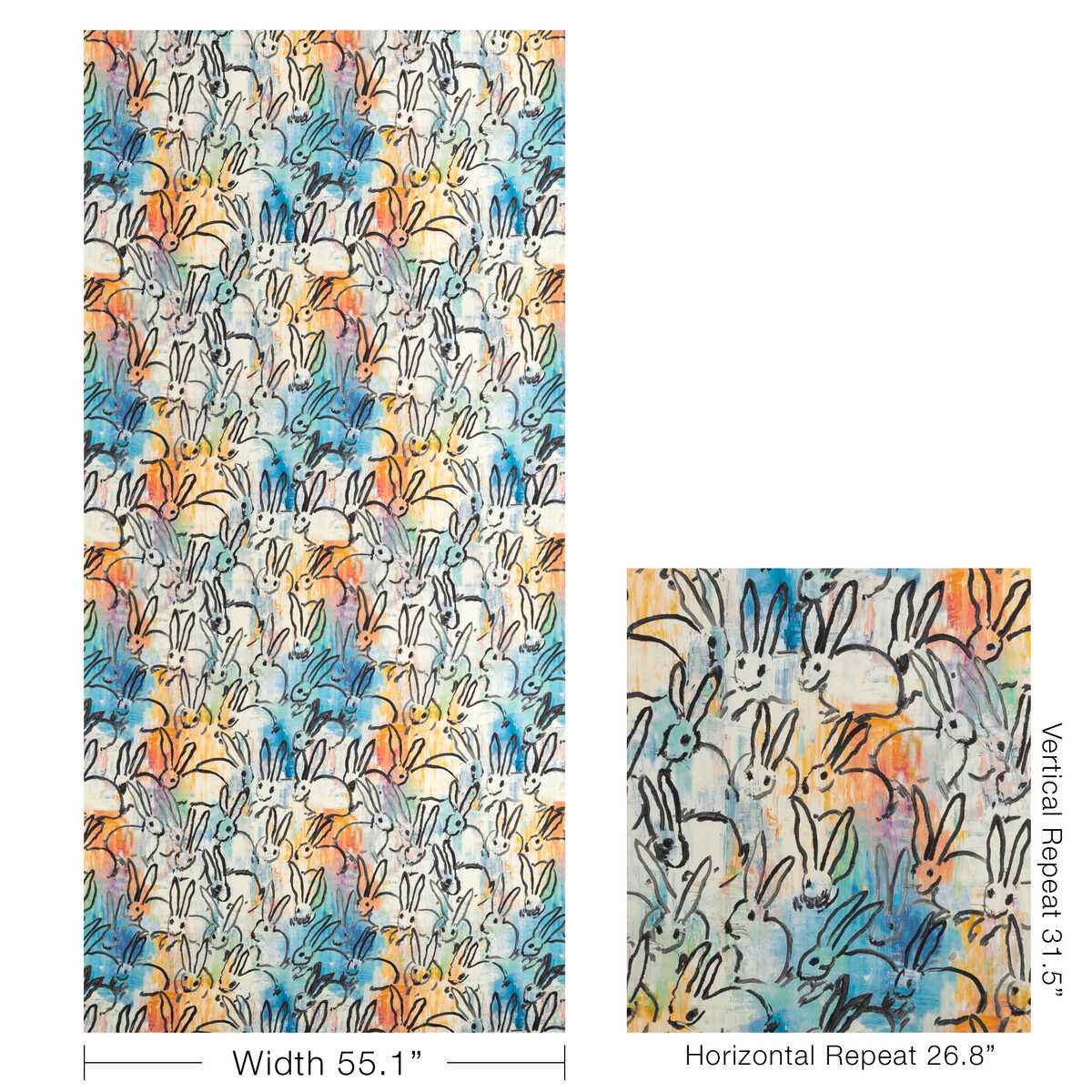 Gwf38374570 Lucky Charm Print Multi Lee Jofa Modern Fabric - LEE JOFA MODERN Fabric