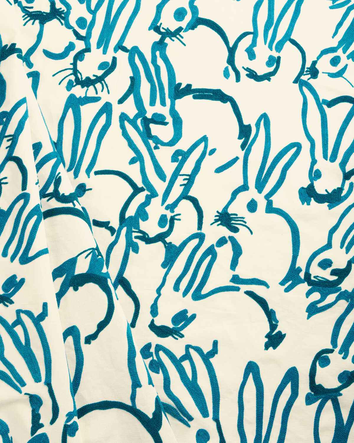 Gwf38413130 Hutch Crewel Teal Lee Jofa Modern Fabric - LEE JOFA MODERN Fabric