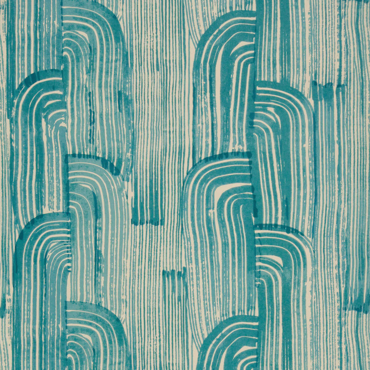 Crescent Paper - Lake/Cream - LEE JOFA MODERN Wallpaper
