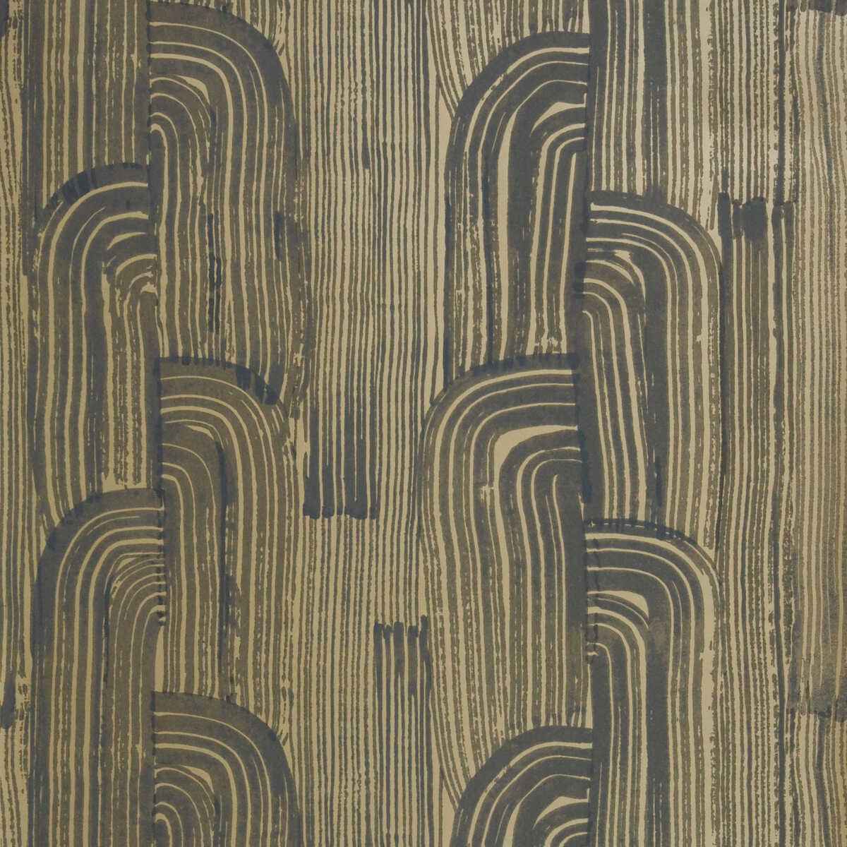 Gwp3304480 Crescent Paper Ebony Gold Lee Jofa Modern Wallpaper