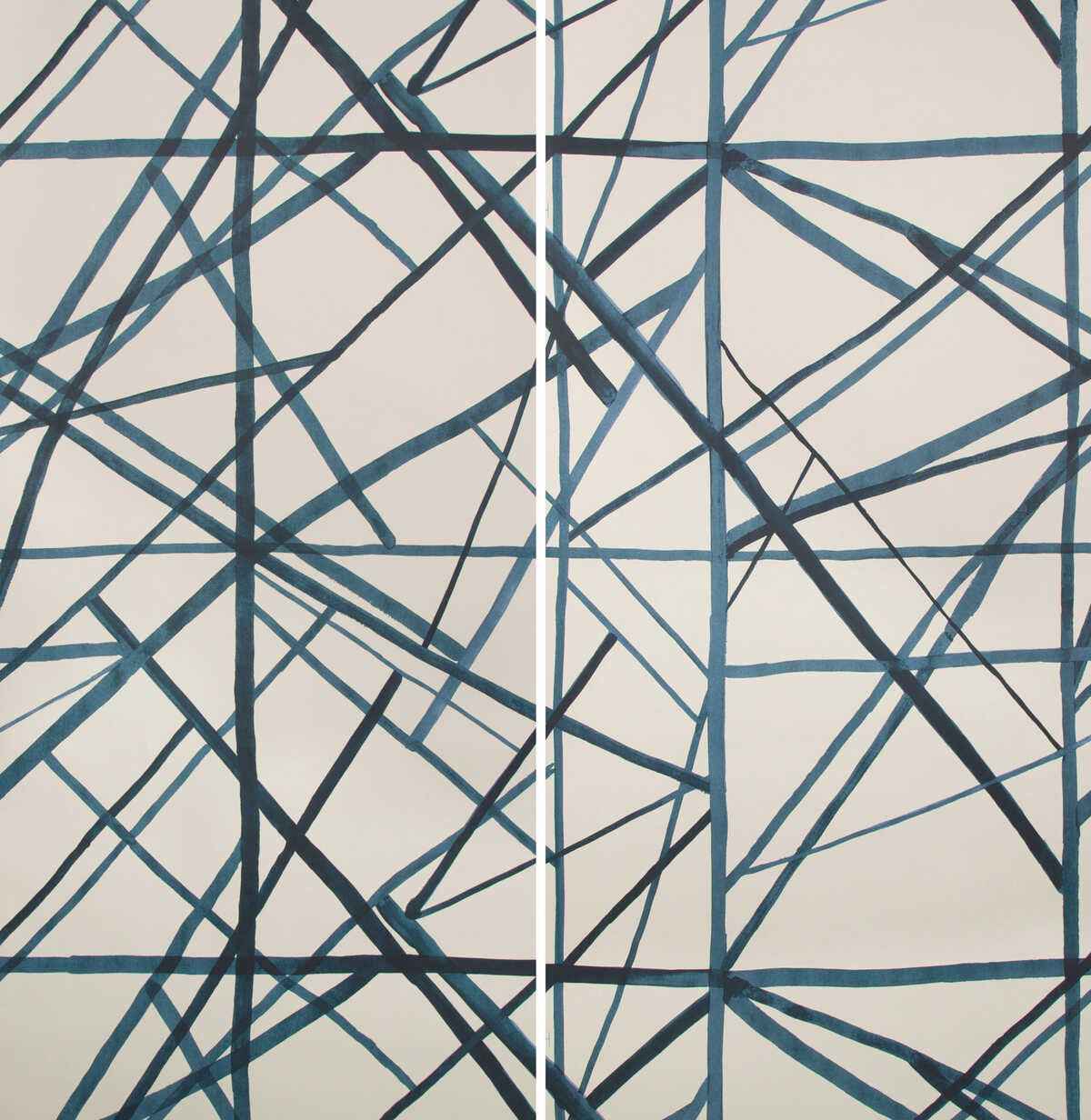 Gwp3302516new0 Channels Paper Periwinkle Oat Lee Jofa Modern Wallpaper