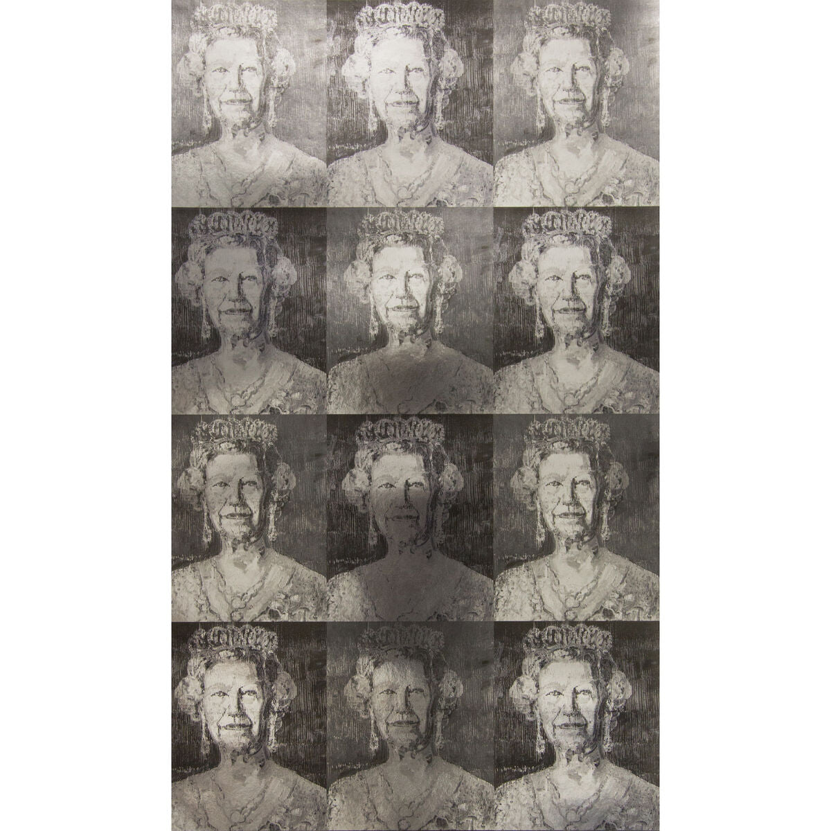 Hm Glam - Silver/Charcoal - Lee Jofa Modern Wallpaper