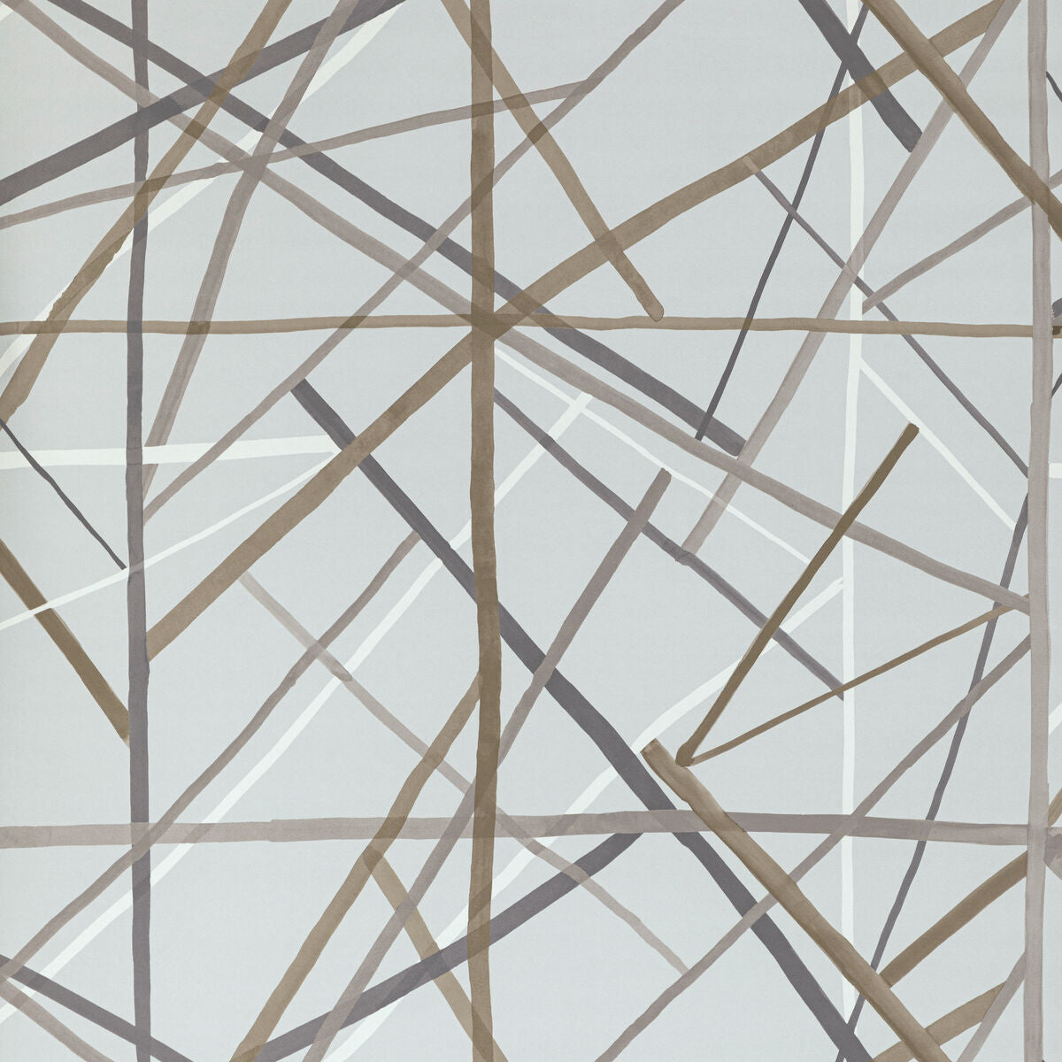 Simpatico Paper - Cinder - Lee Jofa Modern Wallpaper
