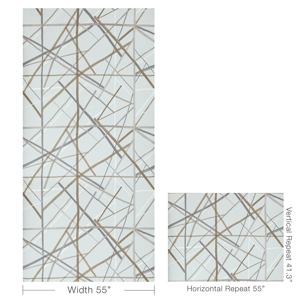 Simpatico Paper - Cinder - Lee Jofa Modern Wallpaper