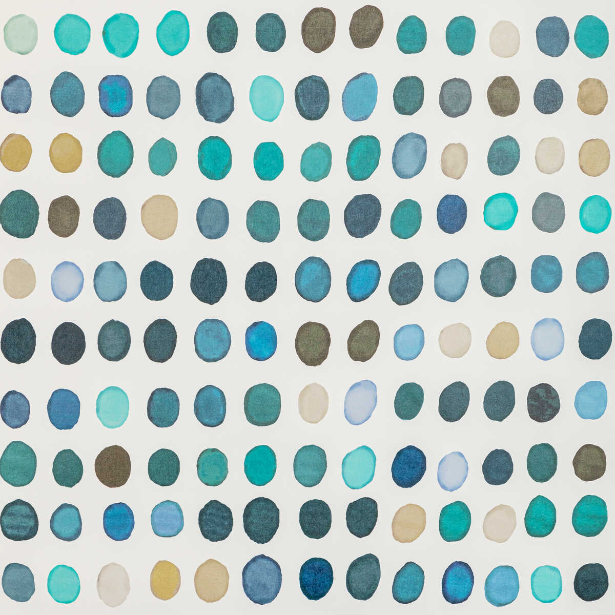 Twister Paper - Denim/Aqua - LEE JOFA MODERN Wallpaper