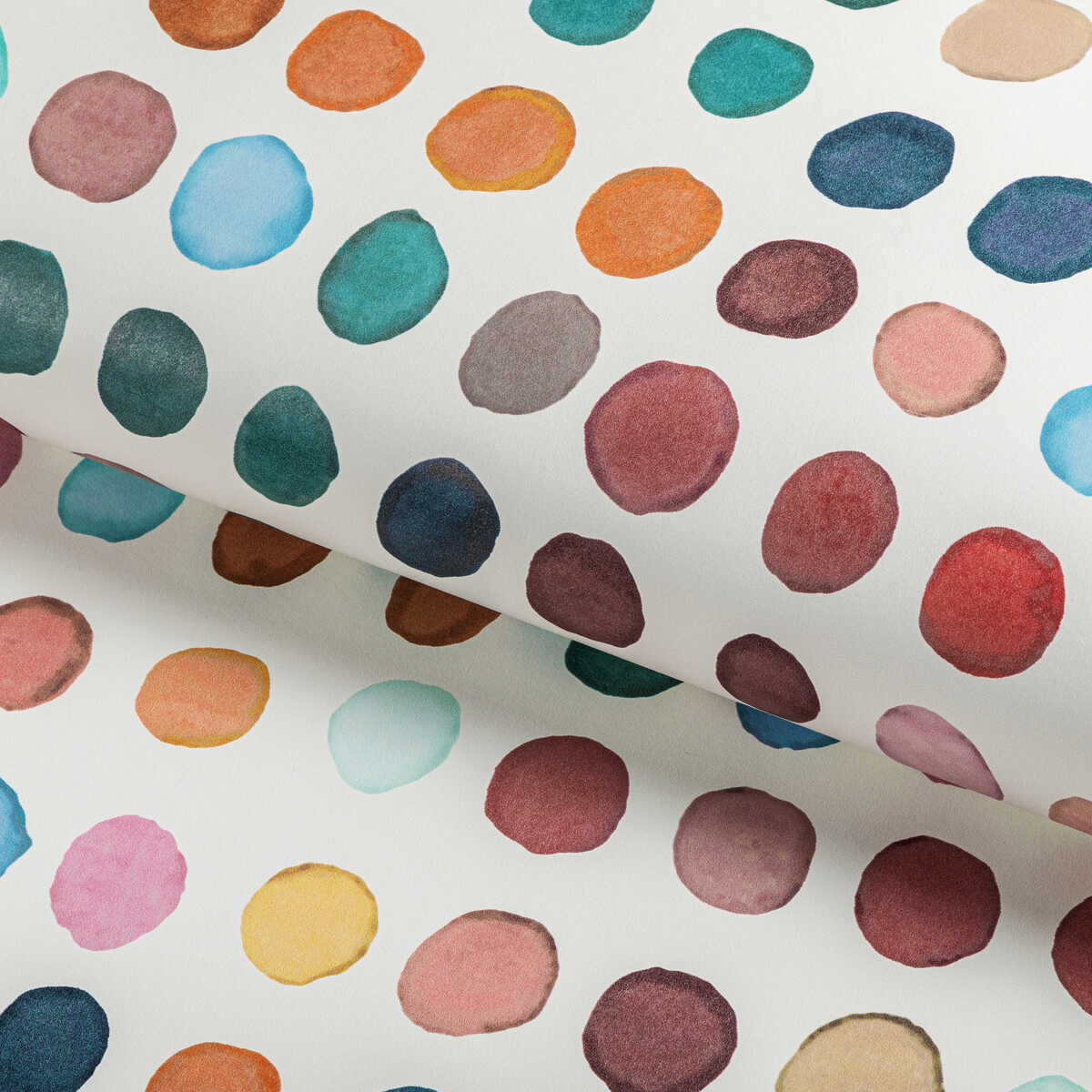 Twister Paper - Petal/Teal - LEE JOFA MODERN Wallpaper