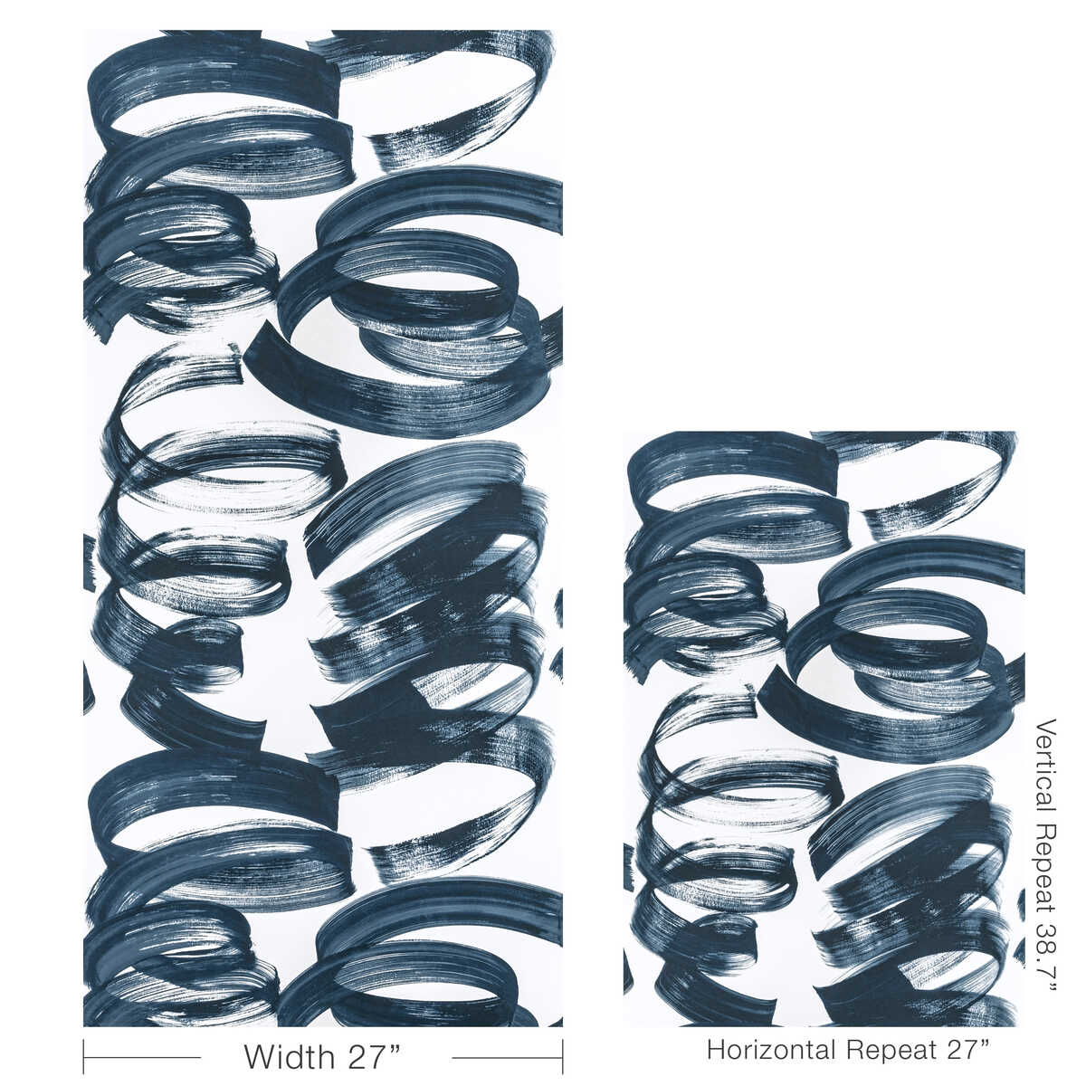 Laryo Paper - Indigo - LEE JOFA MODERN Wallpaper